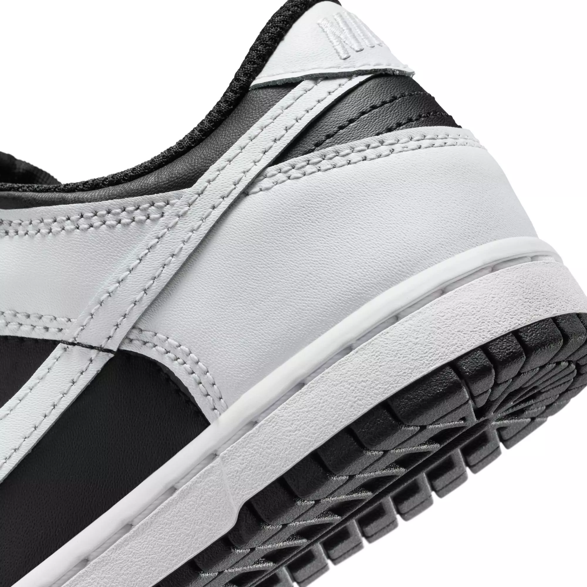 Nike Dunk Low "Black/Platinum Tint/White" Preschool Boys' Shoe - BLACK/GREY
