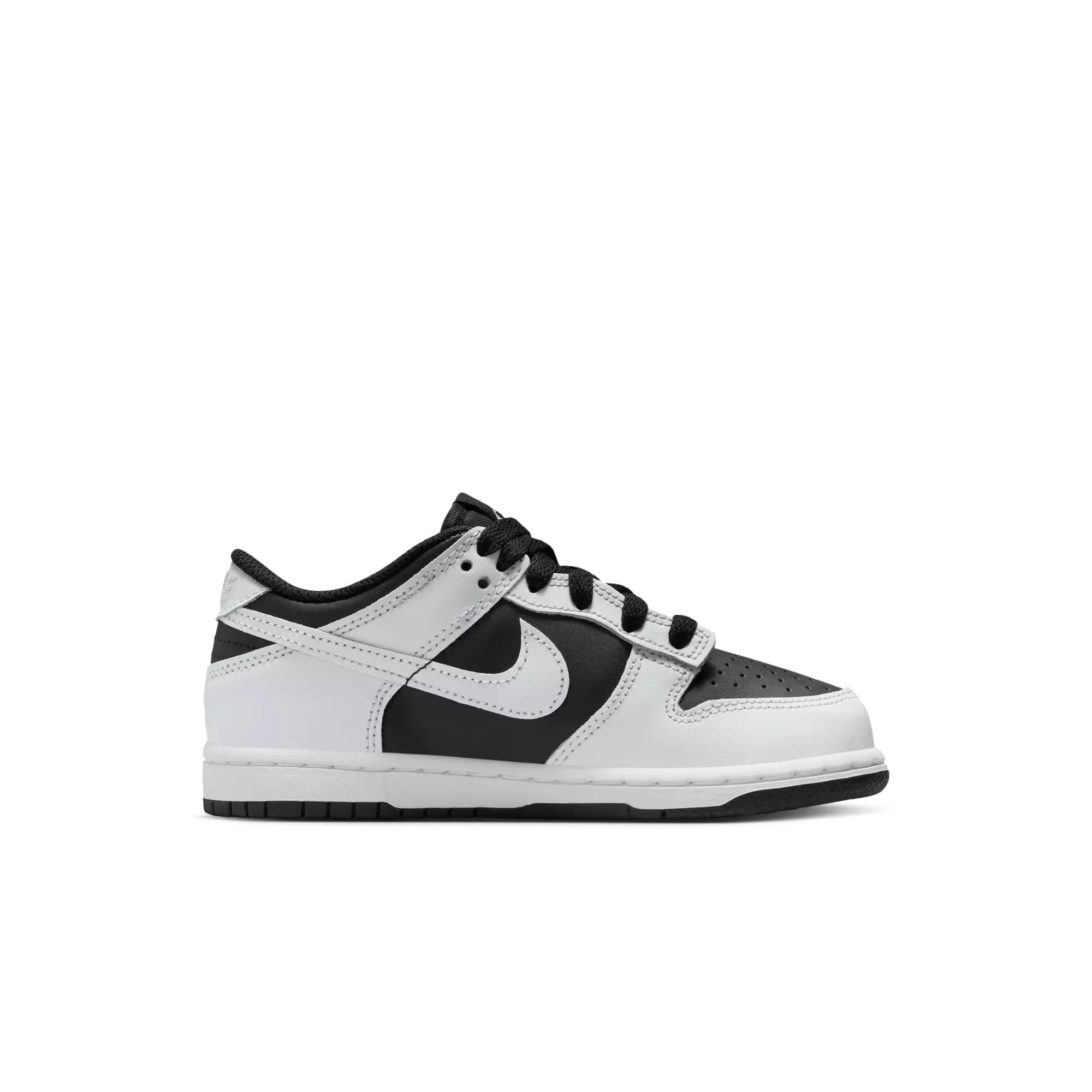 Nike Dunk Low "Black/Platinum Tint/White" Preschool Boys' Shoe - BLACK/GREY