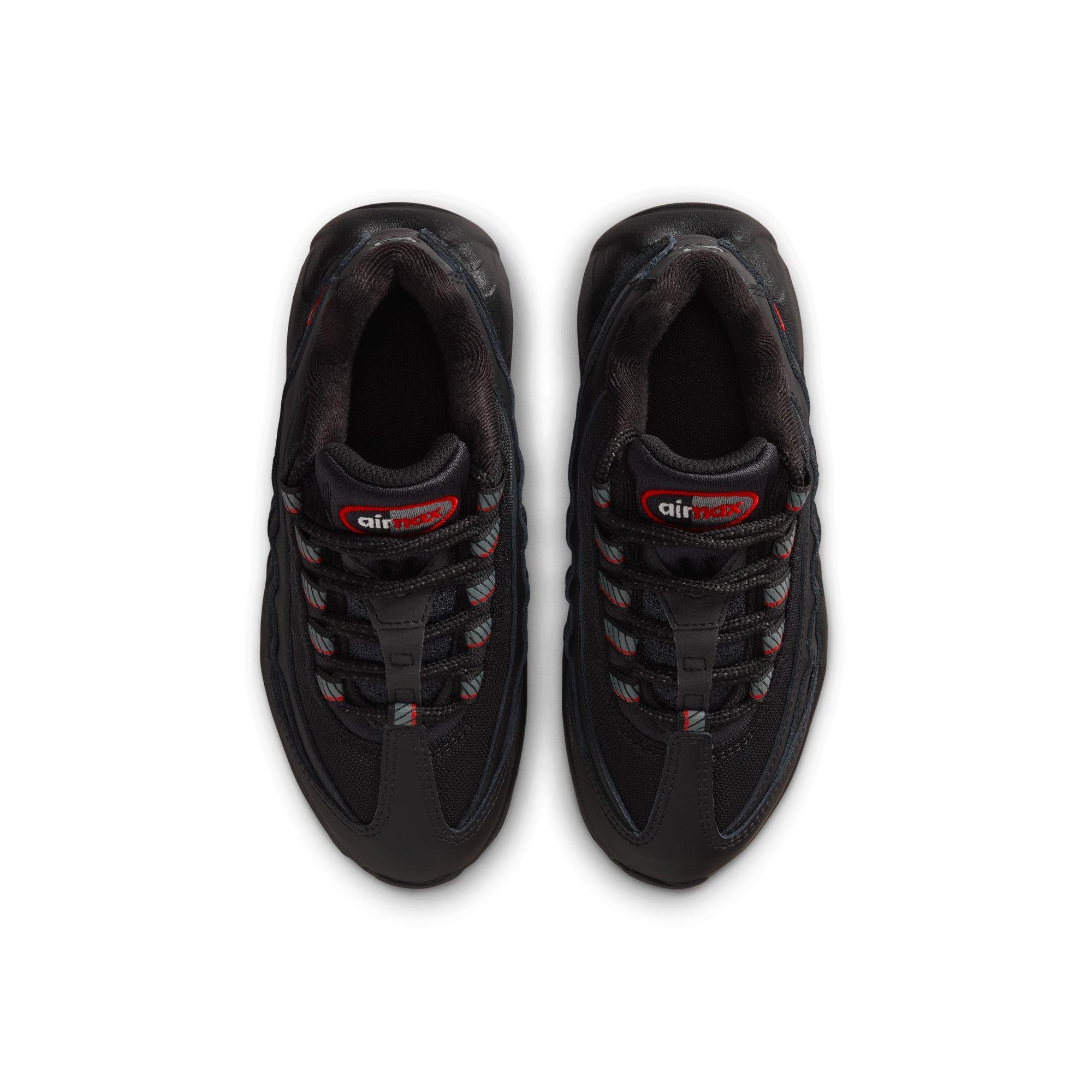 Nike Air Max 95 Recraft Preschool Boys' "Black/Smoke Grey/University Red/White" Shoe