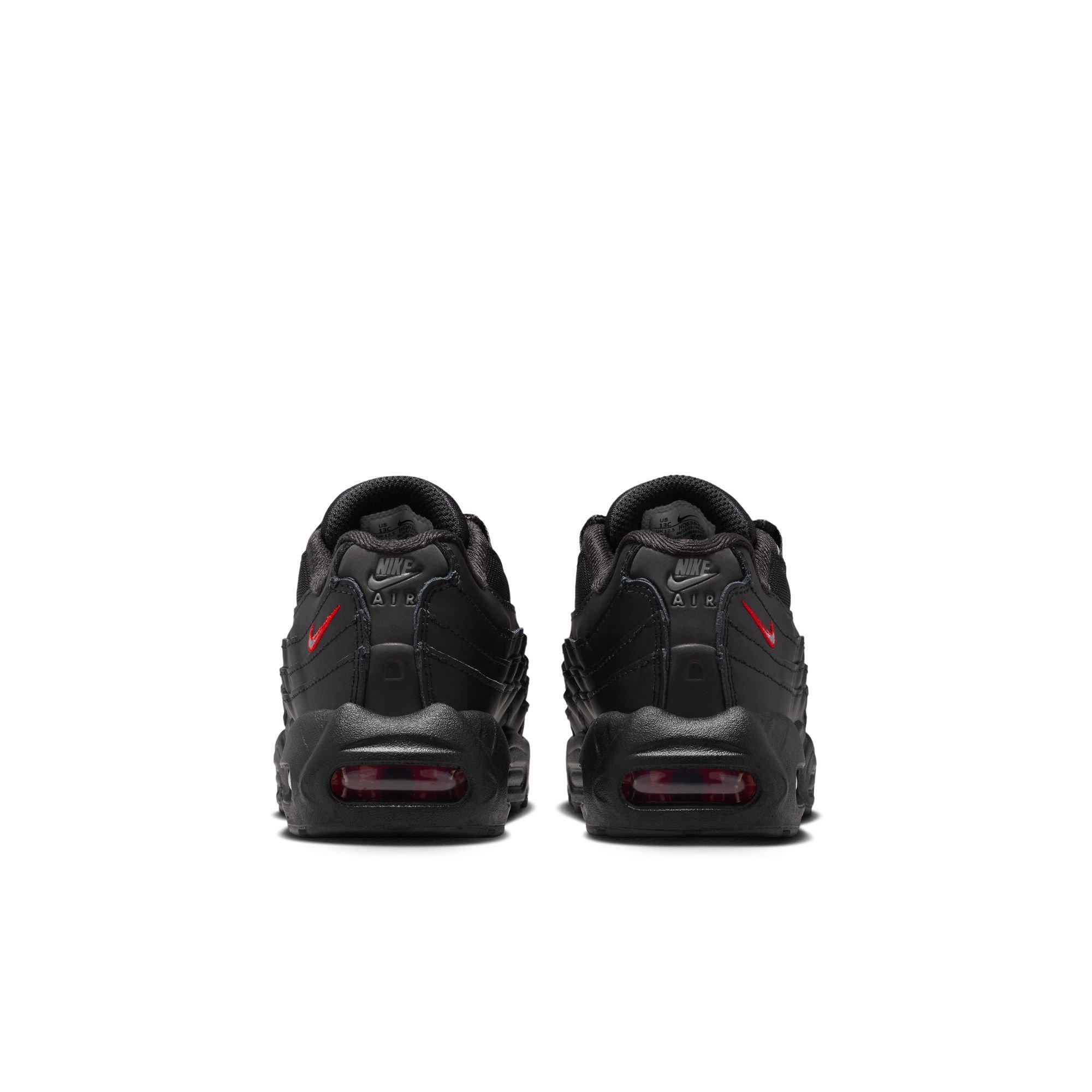 Nike Air Max 95 Recraft Preschool Boys' "Black/Smoke Grey/University Red/White" Shoe