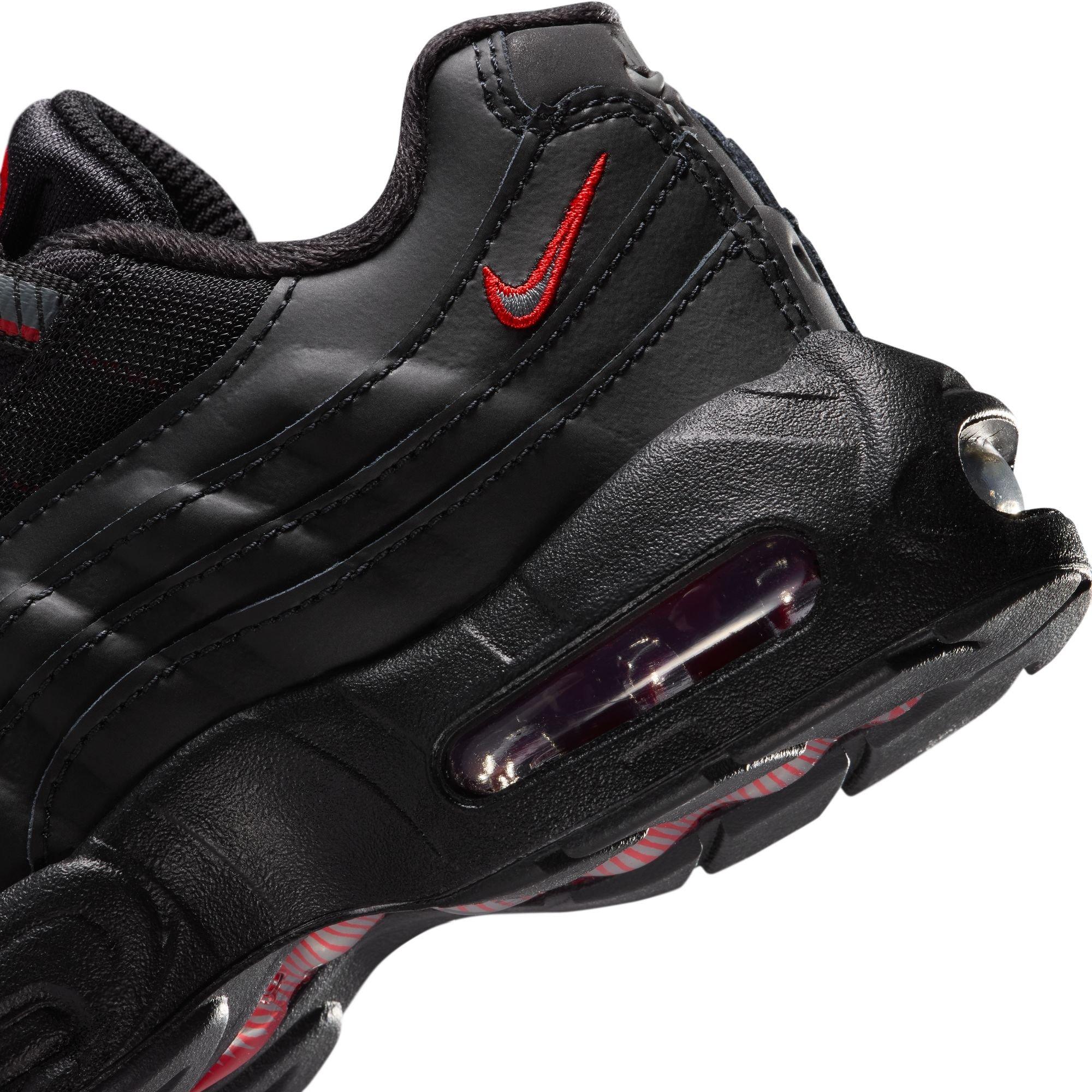 Nike Air Max 95 Recraft Preschool Boys' "Black/Smoke Grey/University Red/White" Shoe