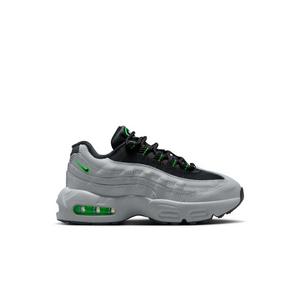 Nike Air Max 95 Recraft "Lt Smoke Grey/Black/Green Strike/White" Preschool Boys' Shoe