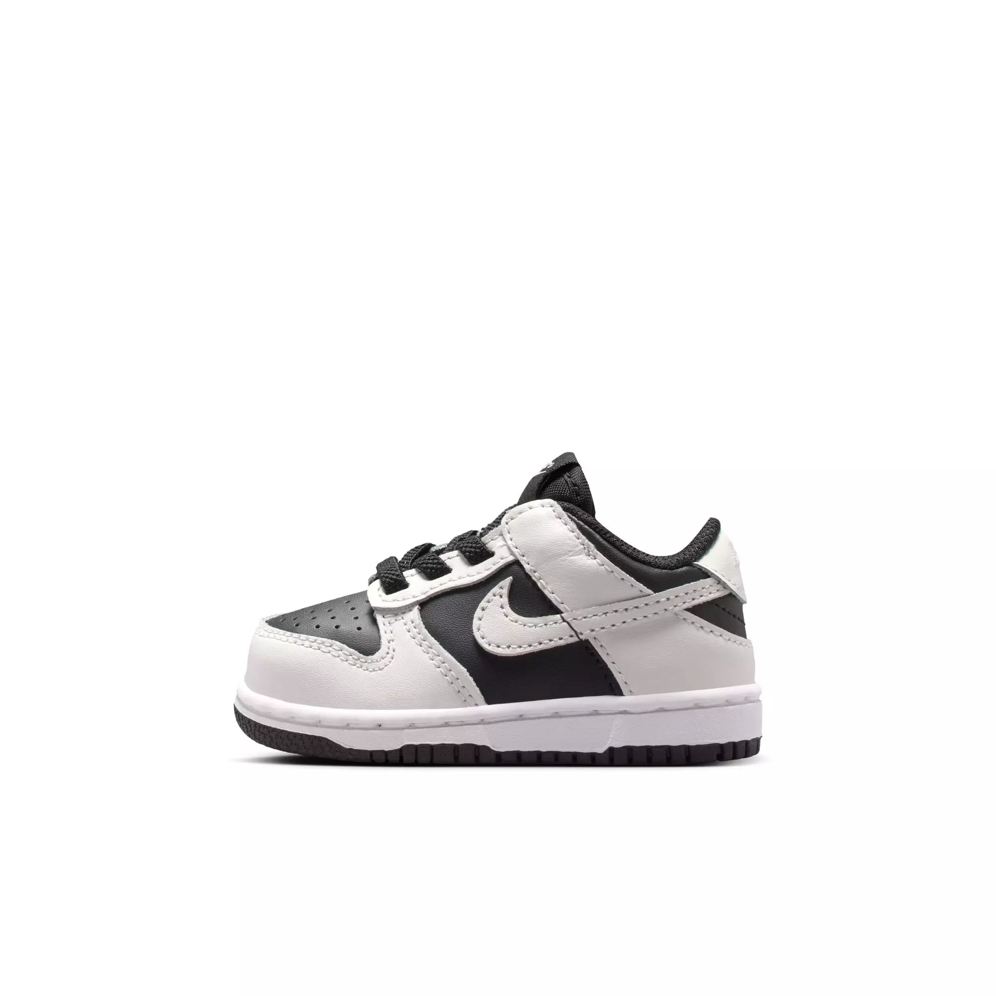 Nike Dunk Low "Black/Platinum Tint/White" Toddler Boys' Shoe - BLACK/GREY