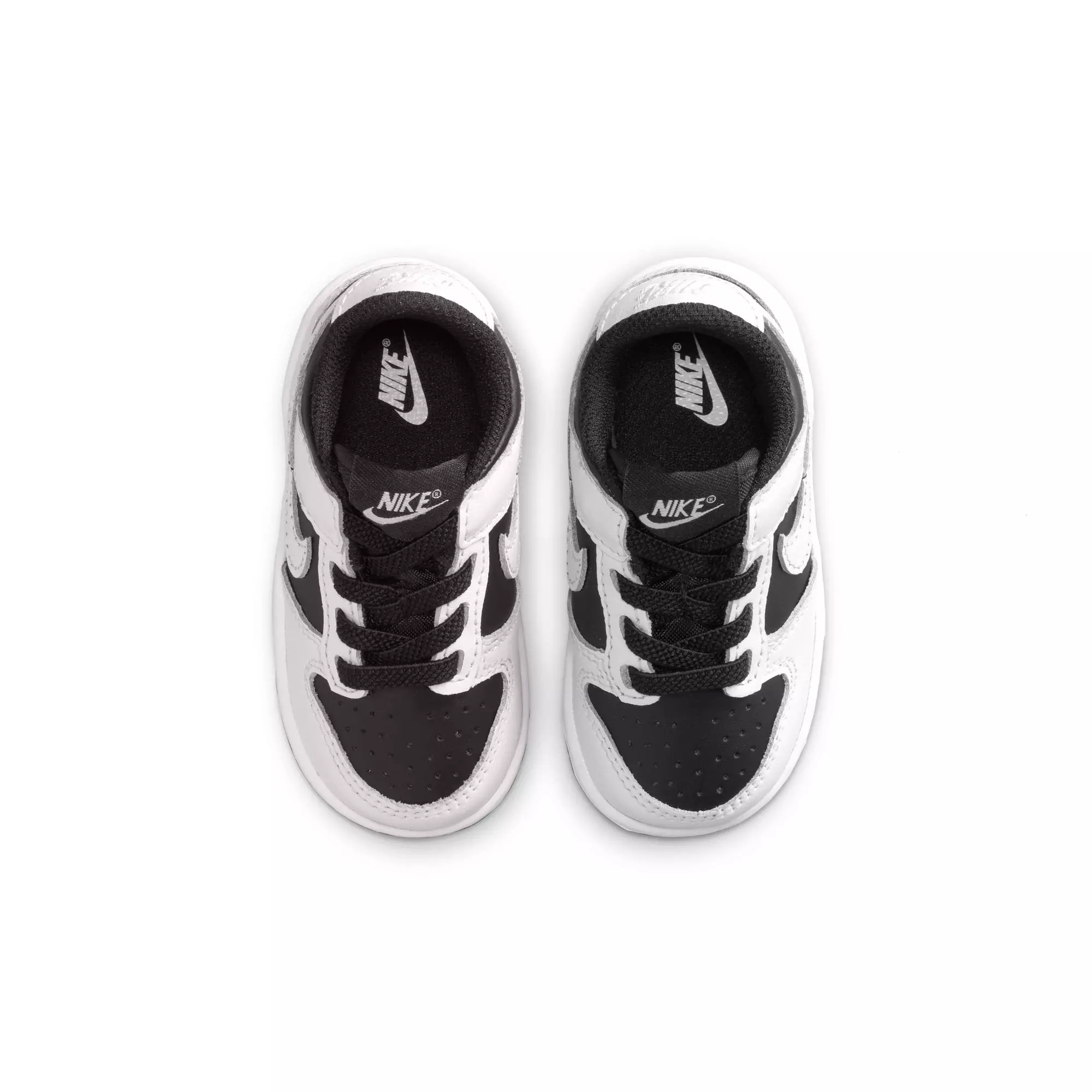 Nike Dunk Low "Black/Platinum Tint/White" Toddler Boys' Shoe - BLACK/GREY