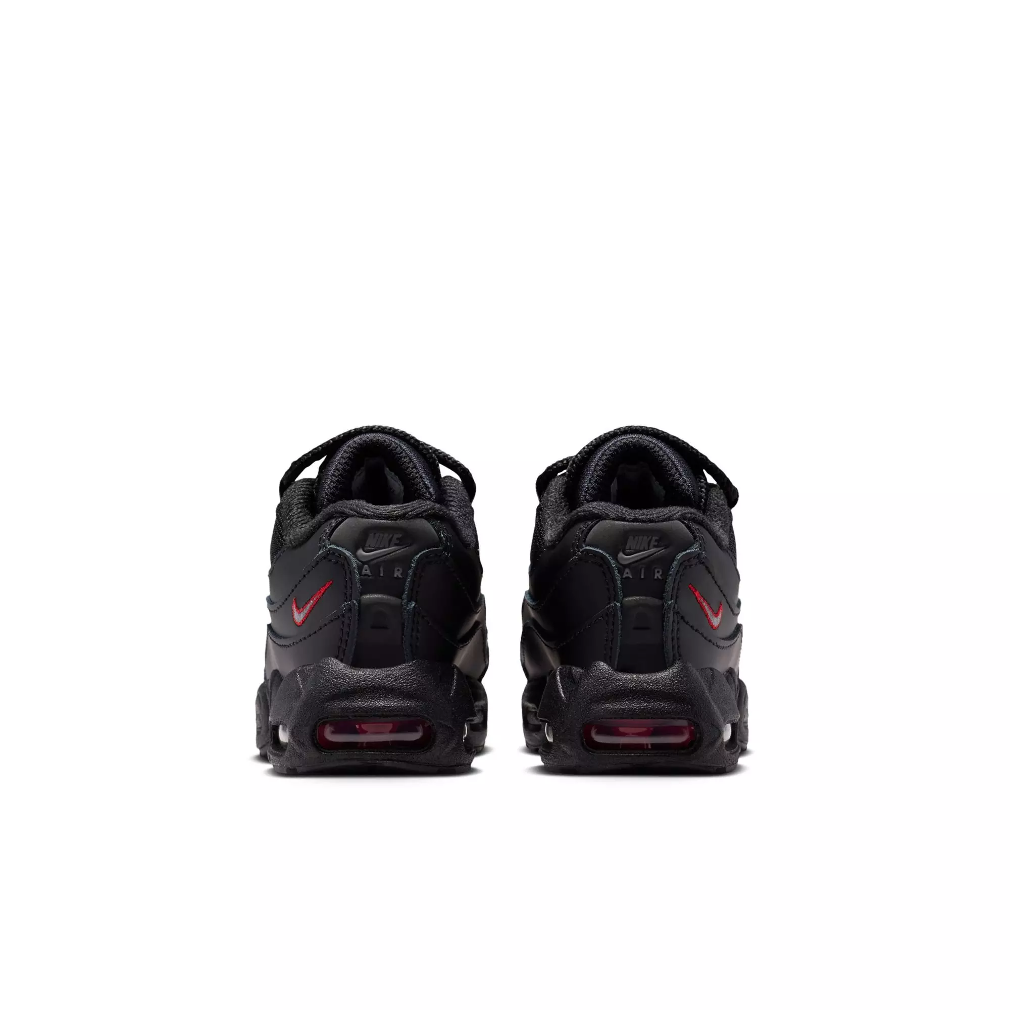 Nike Air Max 95 Recraft "Black/Smoke Grey/University Red/White" Toddler Boys' Shoe - BLACK/RED