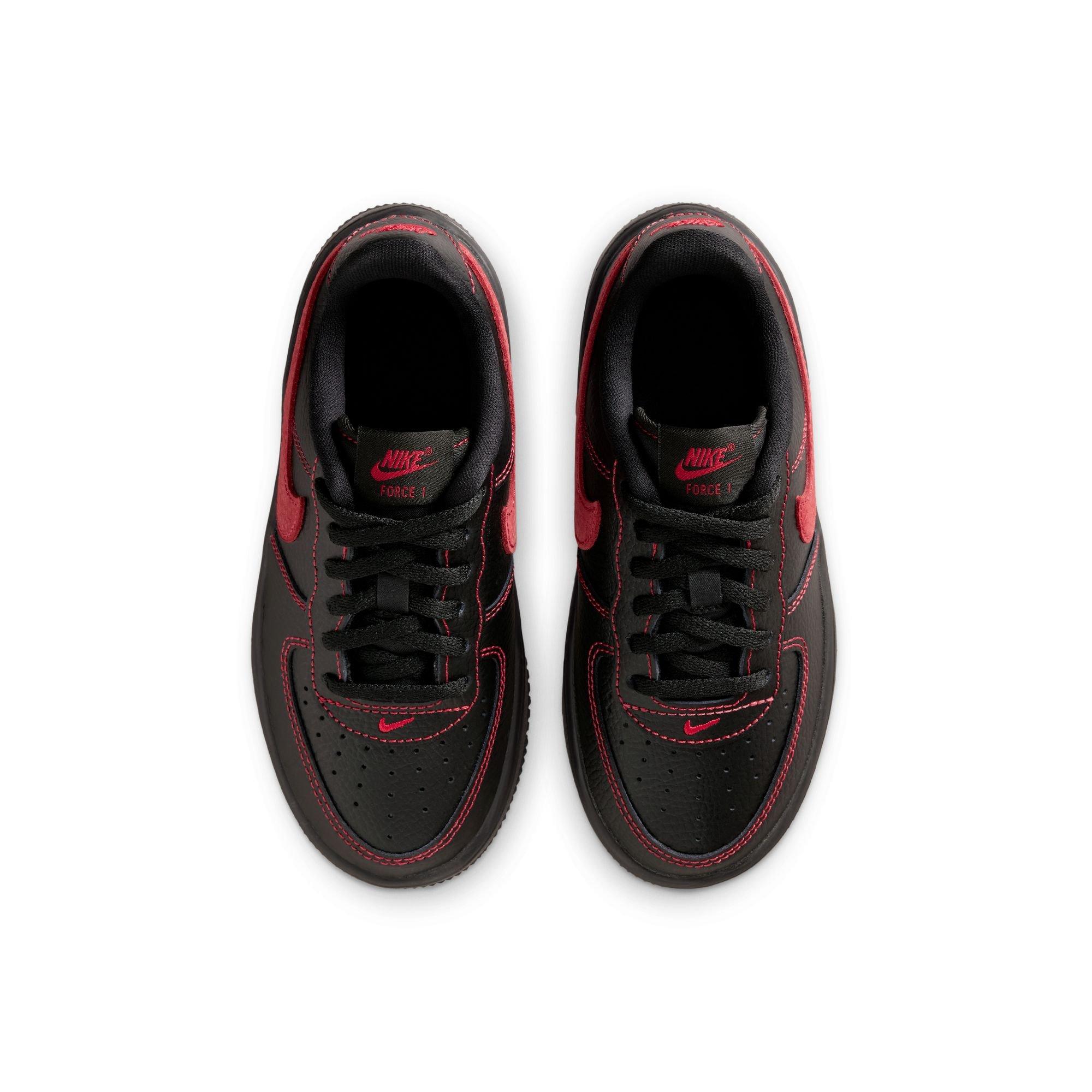 Nike Force 1 Low LV8 3 Preschool Boys' "Black/University Red" Shoe