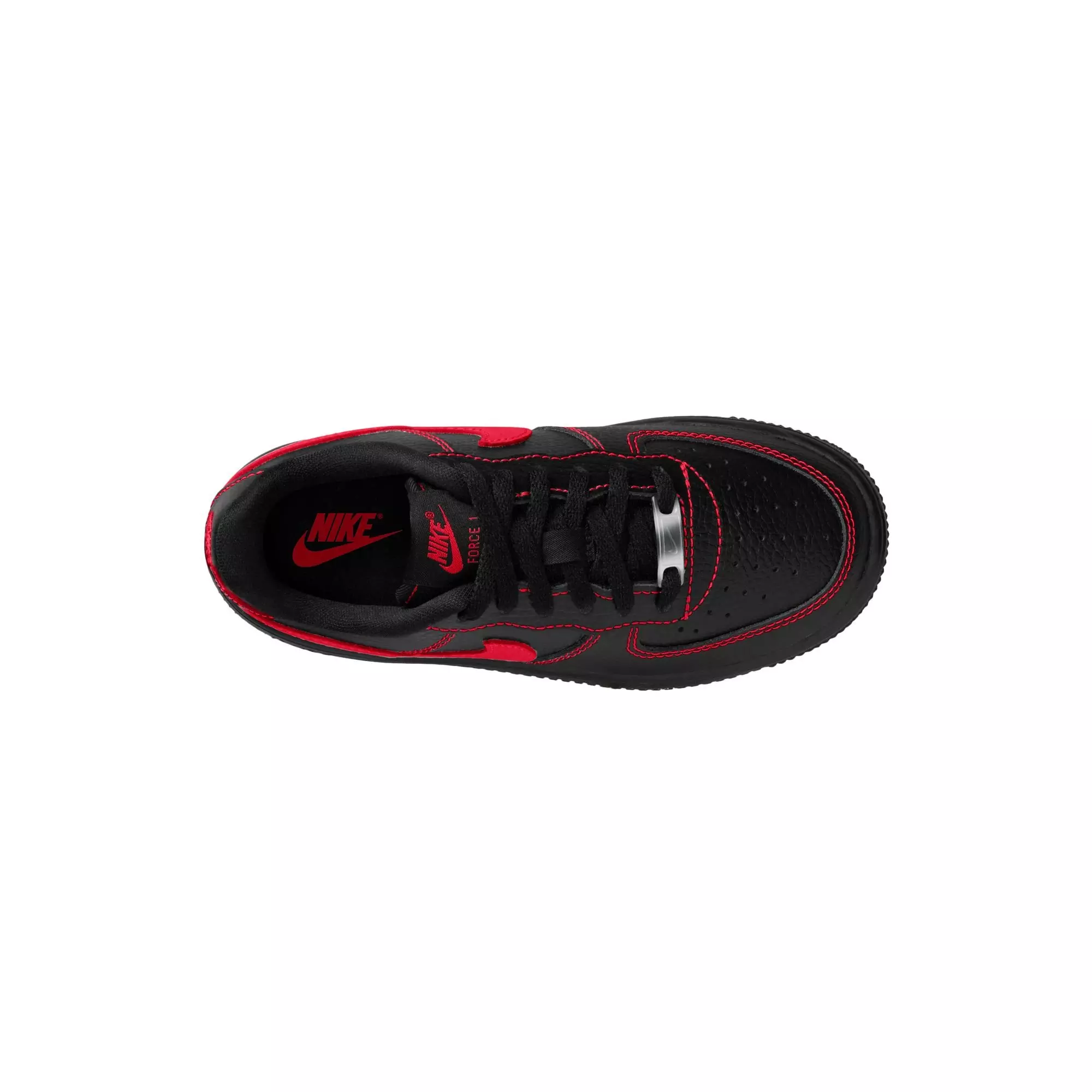 Nike Force 1 Low LV8 3 "Black/University Red" Preschool Boys' Shoe - BLACK/RED