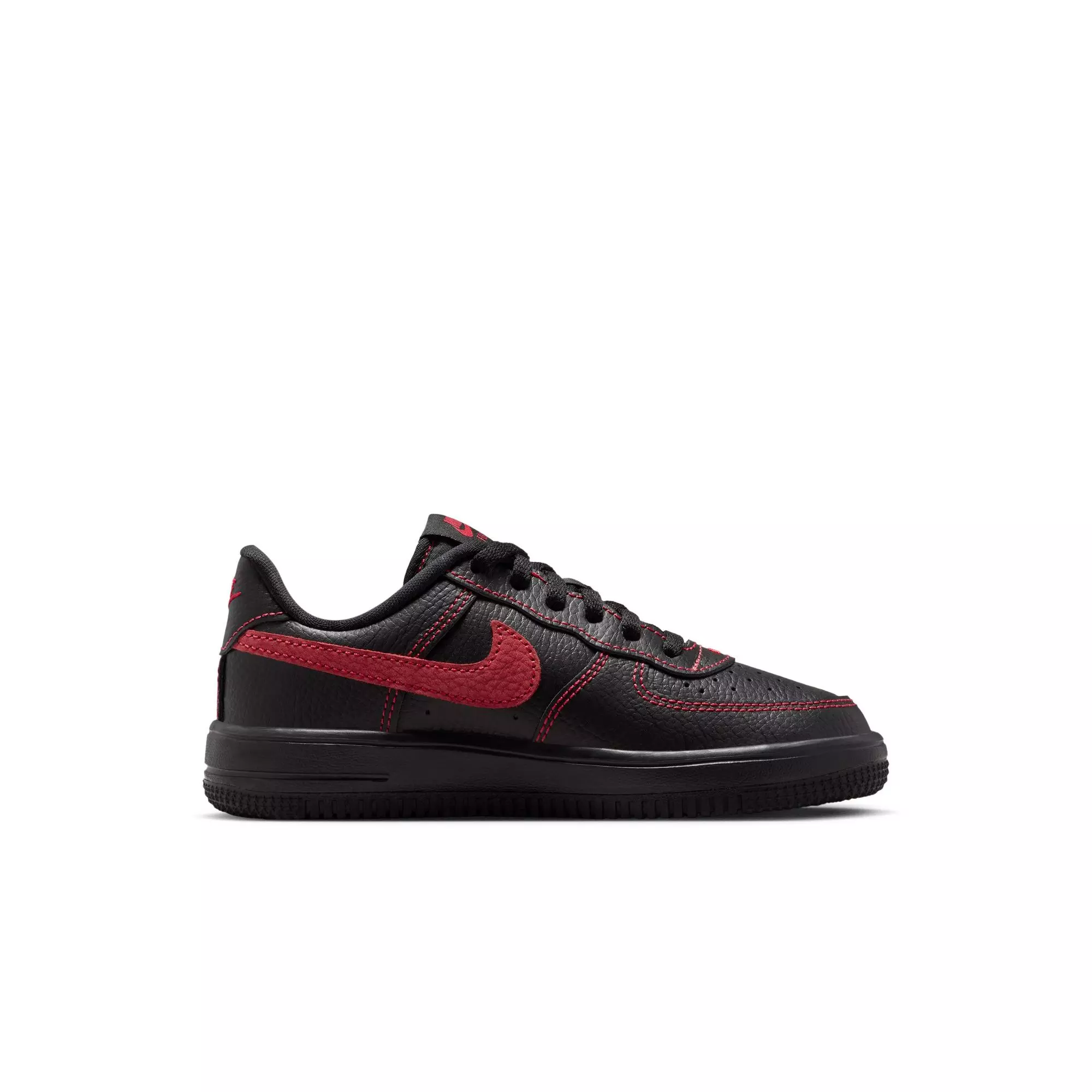 Nike Force 1 Low LV8 3 "Black/University Red" Preschool Boys' Shoe - BLACK/RED