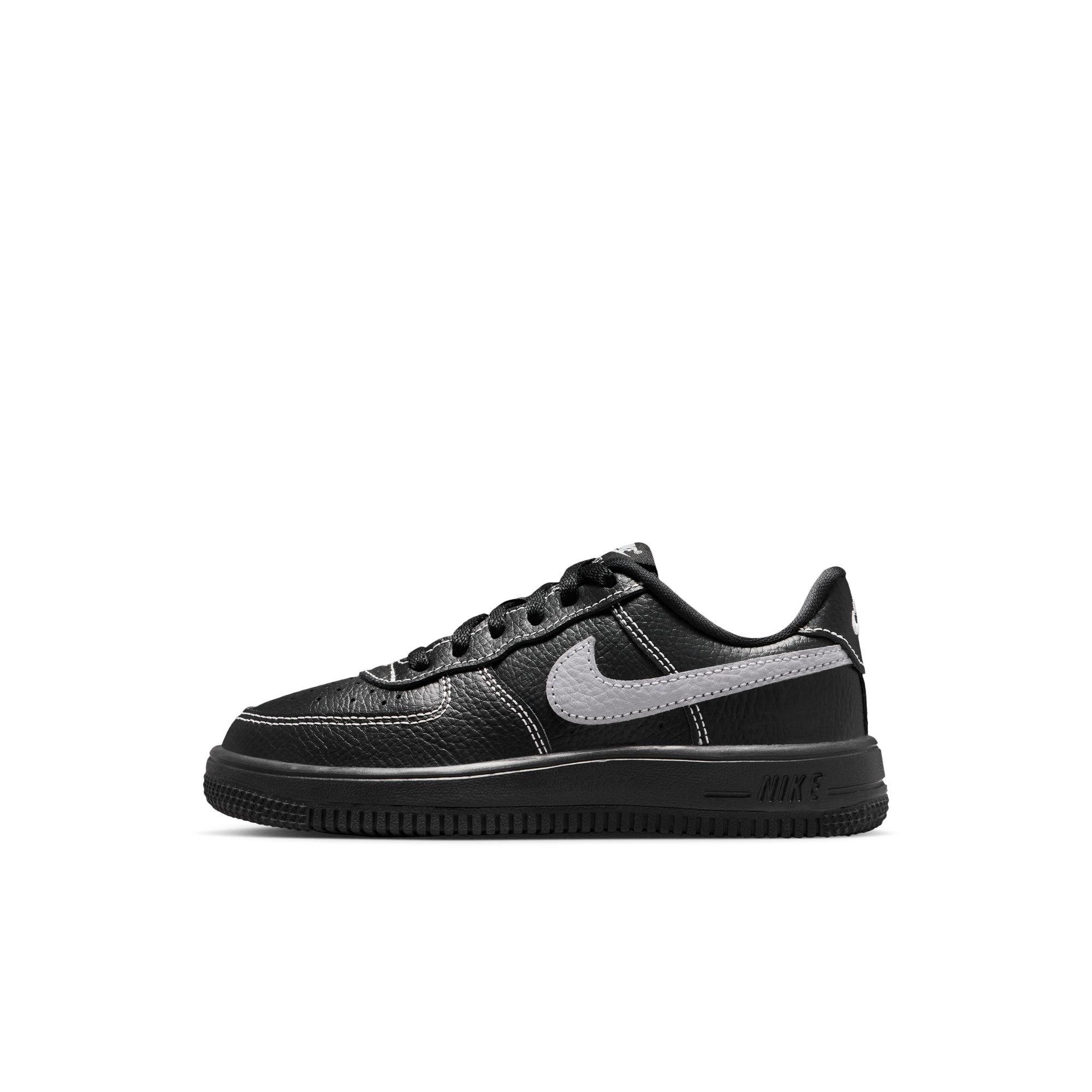 Nike Air Force 1 Low LV8 3 Preschool Boys' "Black/Wolf Grey" Shoe