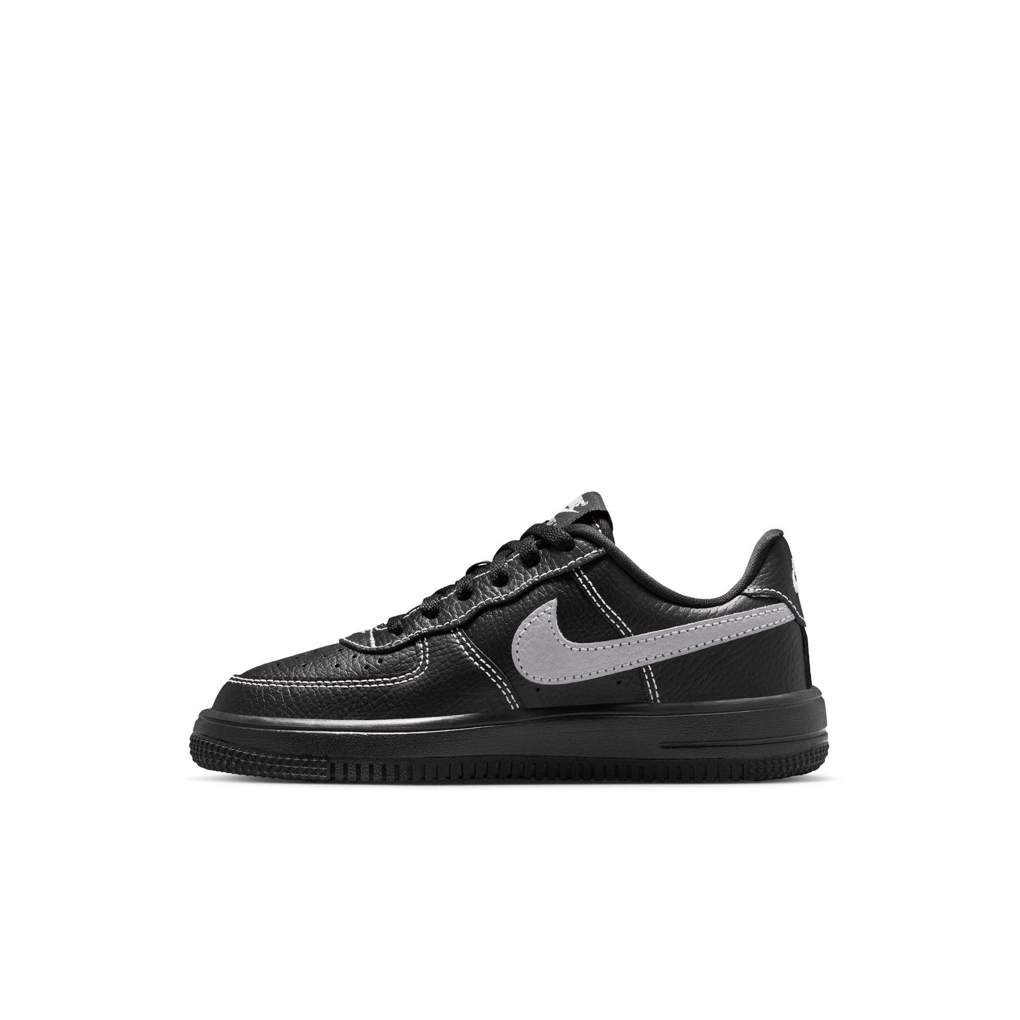 Nike Air Force 1 Low LV8 3 Preschool Boys' "Black/Wolf Grey" Shoe