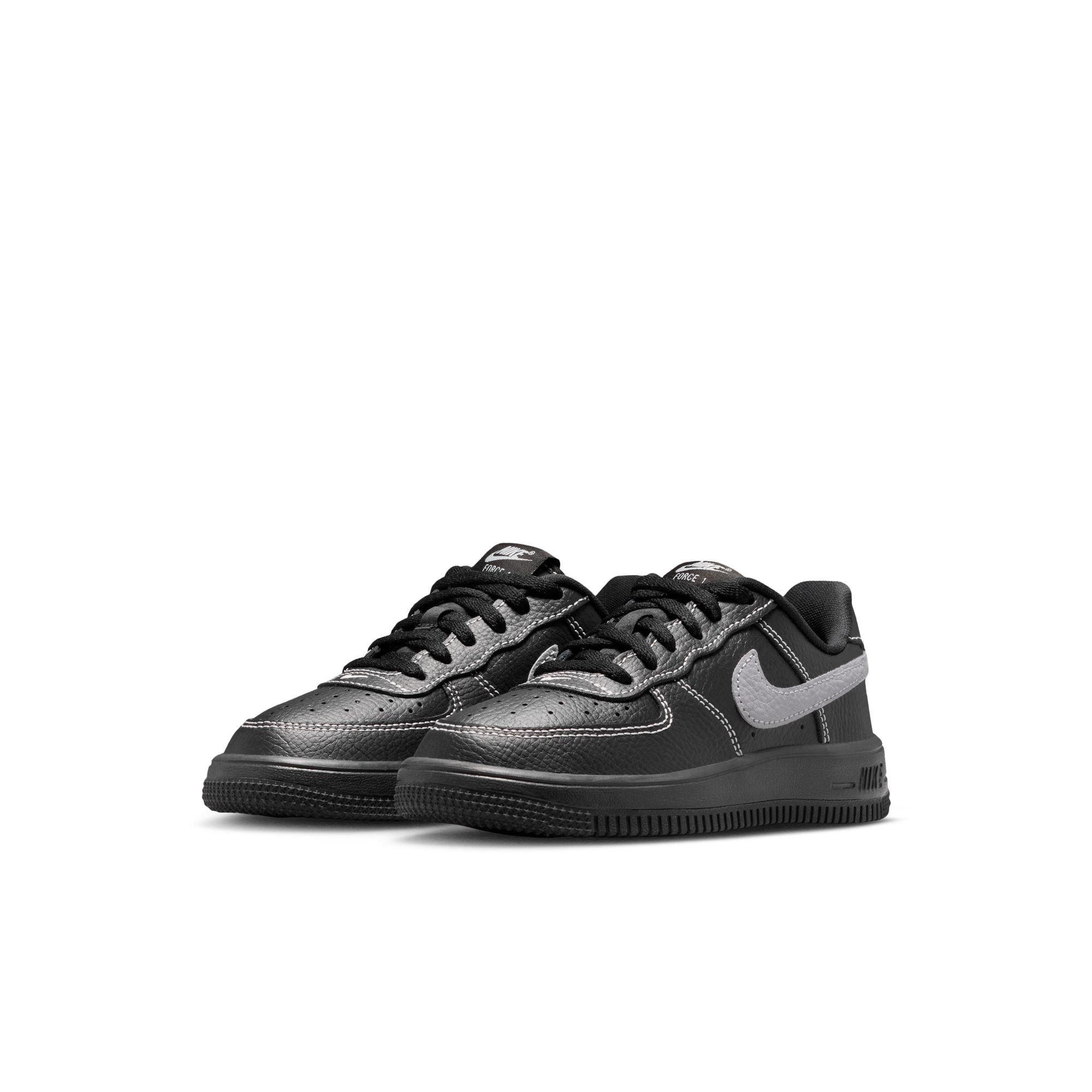 Nike Air Force 1 Low LV8 3 Preschool Boys' "Black/Wolf Grey" Shoe