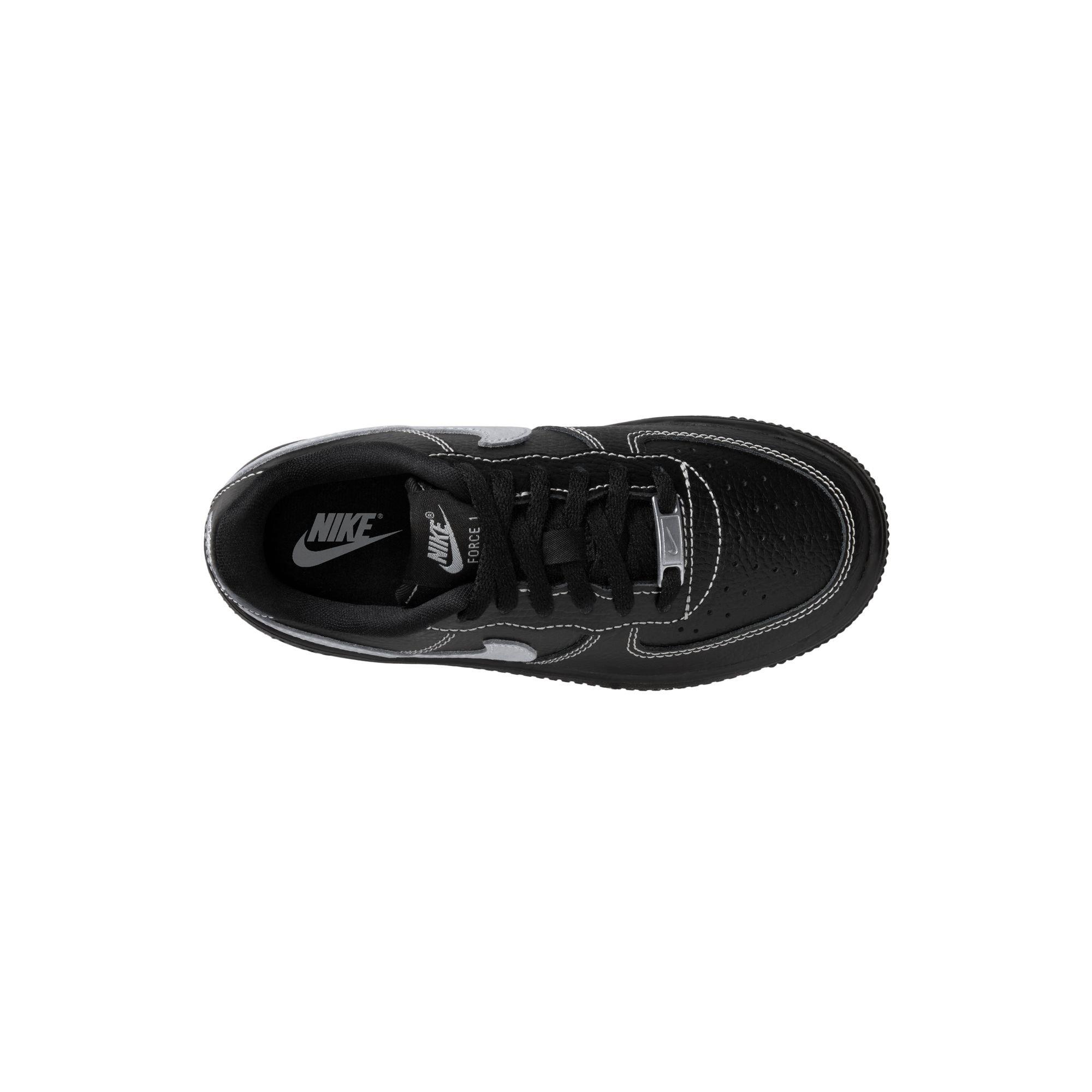 Nike Air Force 1 Low LV8 3 Preschool Boys' "Black/Wolf Grey" Shoe