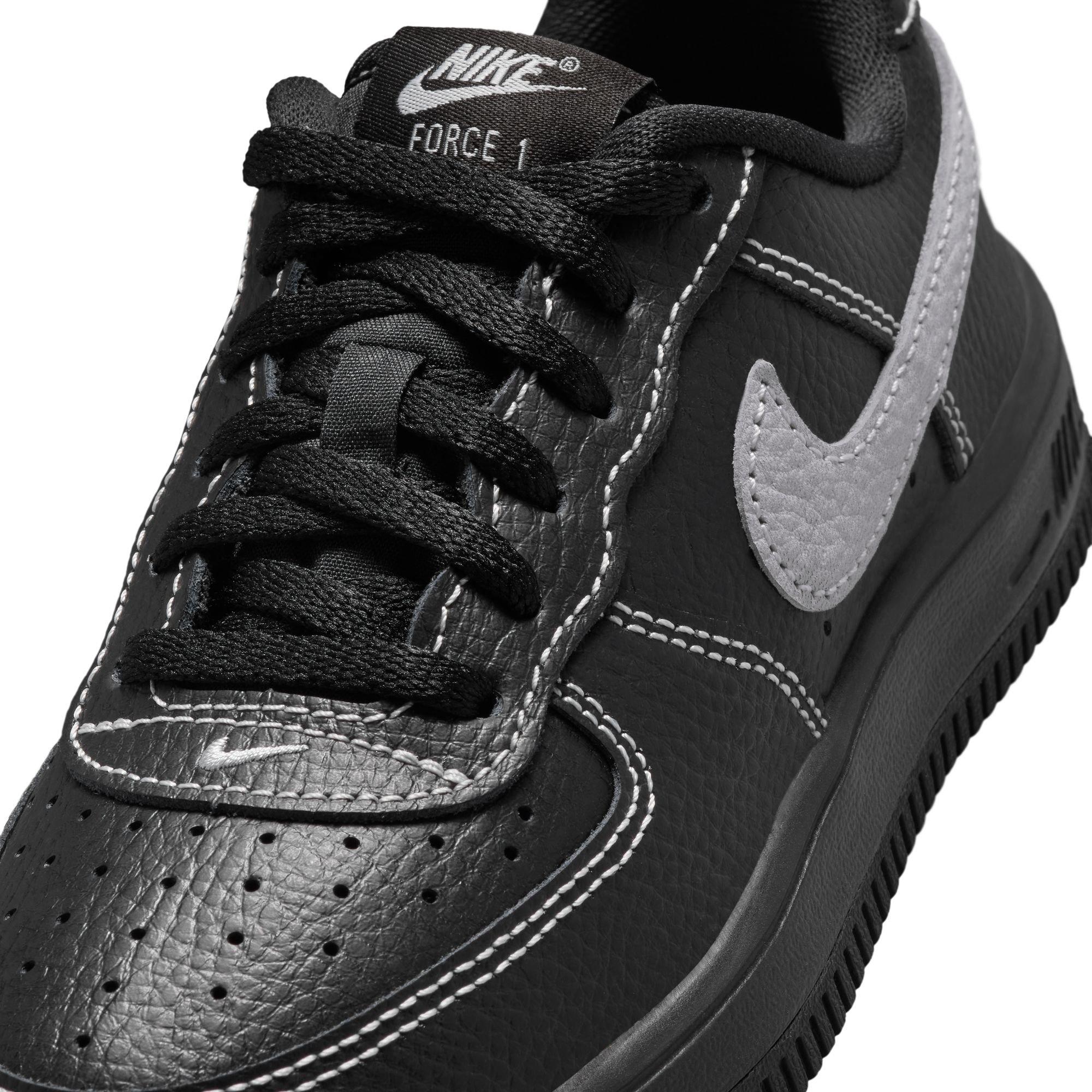 Nike Air Force 1 Low LV8 3 Preschool Boys' "Black/Wolf Grey" Shoe