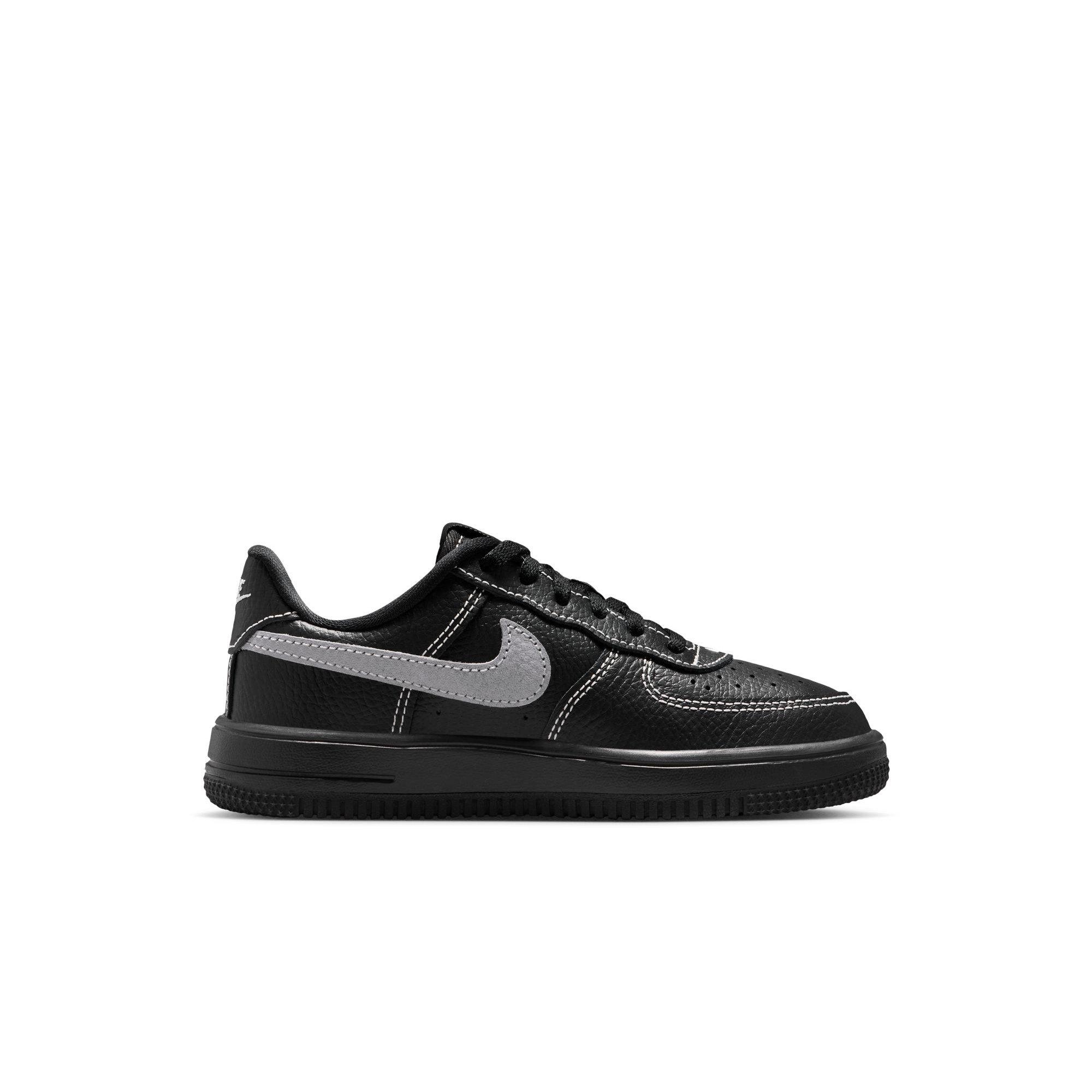 Nike Air Force 1 Low LV8 3 Preschool Boys' "Black/Wolf Grey" Shoe