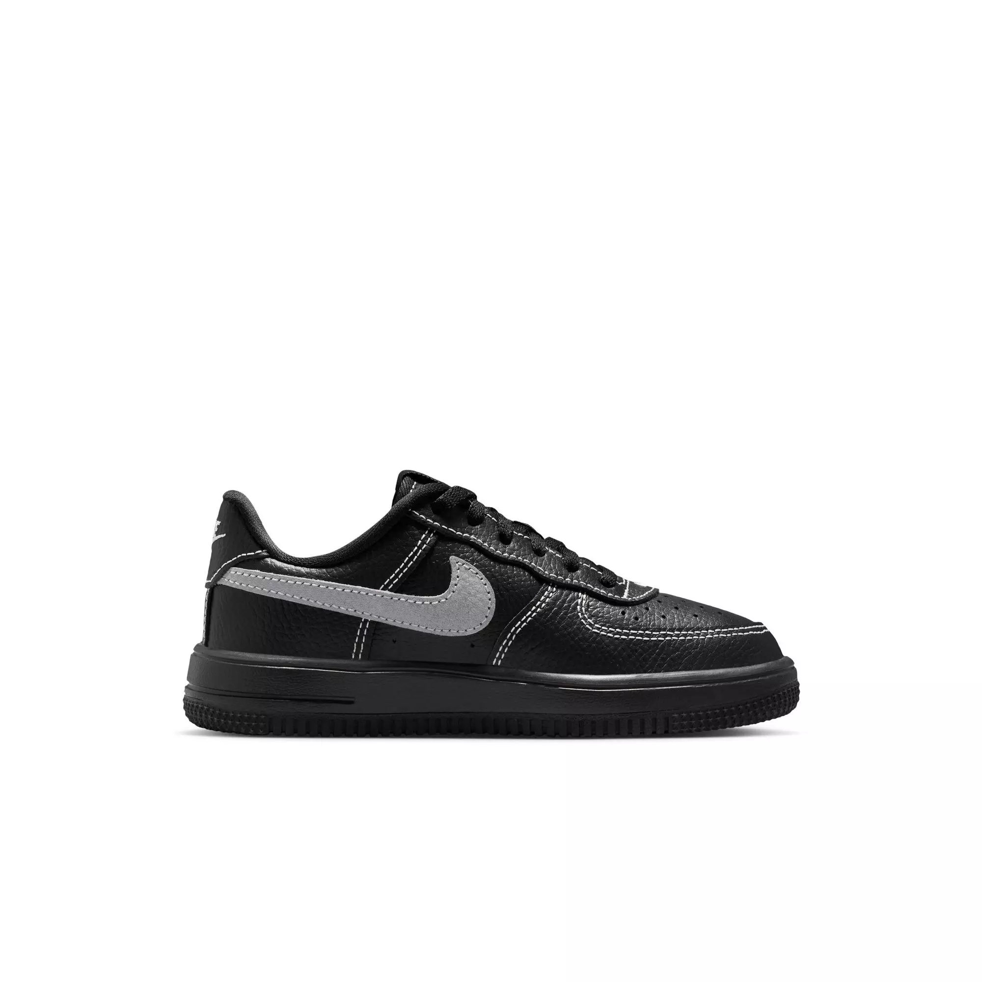 Nike Air Force 1 Low LV8 3 "Black/Wolf Grey" Preschool Boys' Shoe - BLACK/GREY
