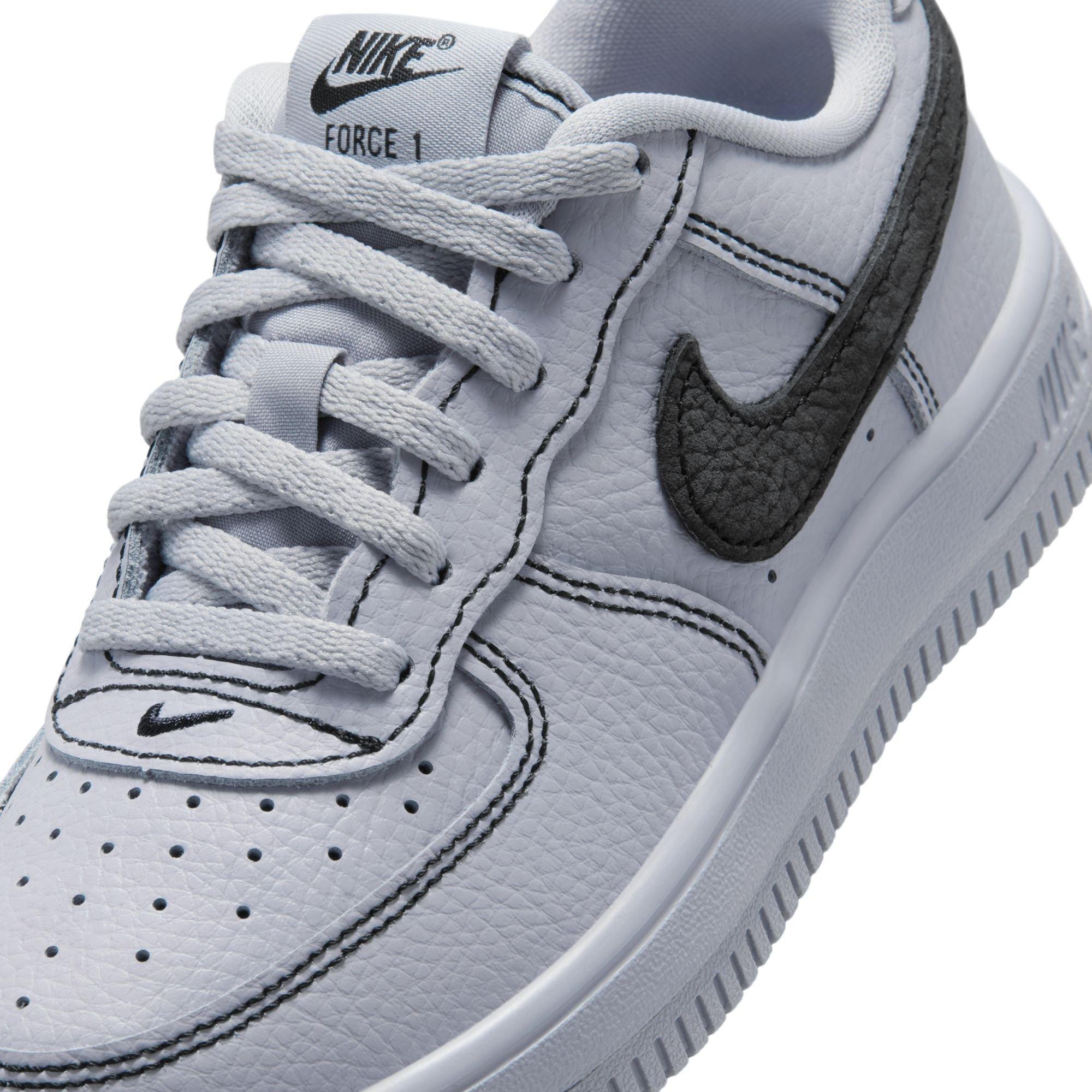 Nike Air Force 1 Low LV8 3 Preschool Boys' "Wolf Grey/Black" Shoe