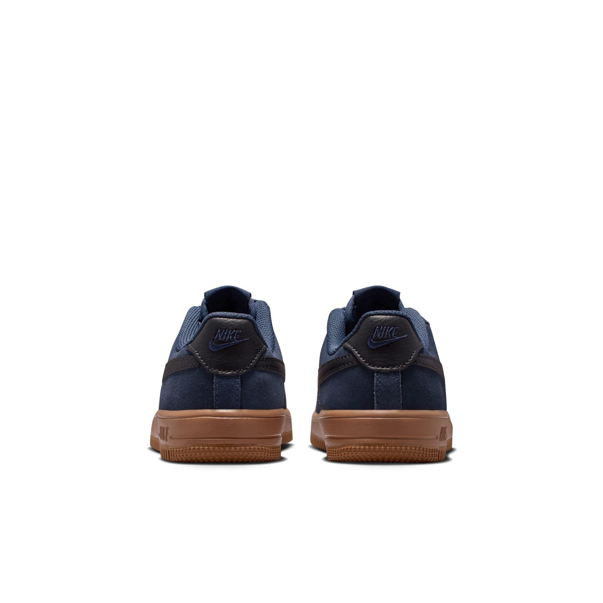 Nike Air Force 1 Low LV8 2 Preschool Boys' "Thunder Blue/Off Noir/Gum Med Brown" Shoe