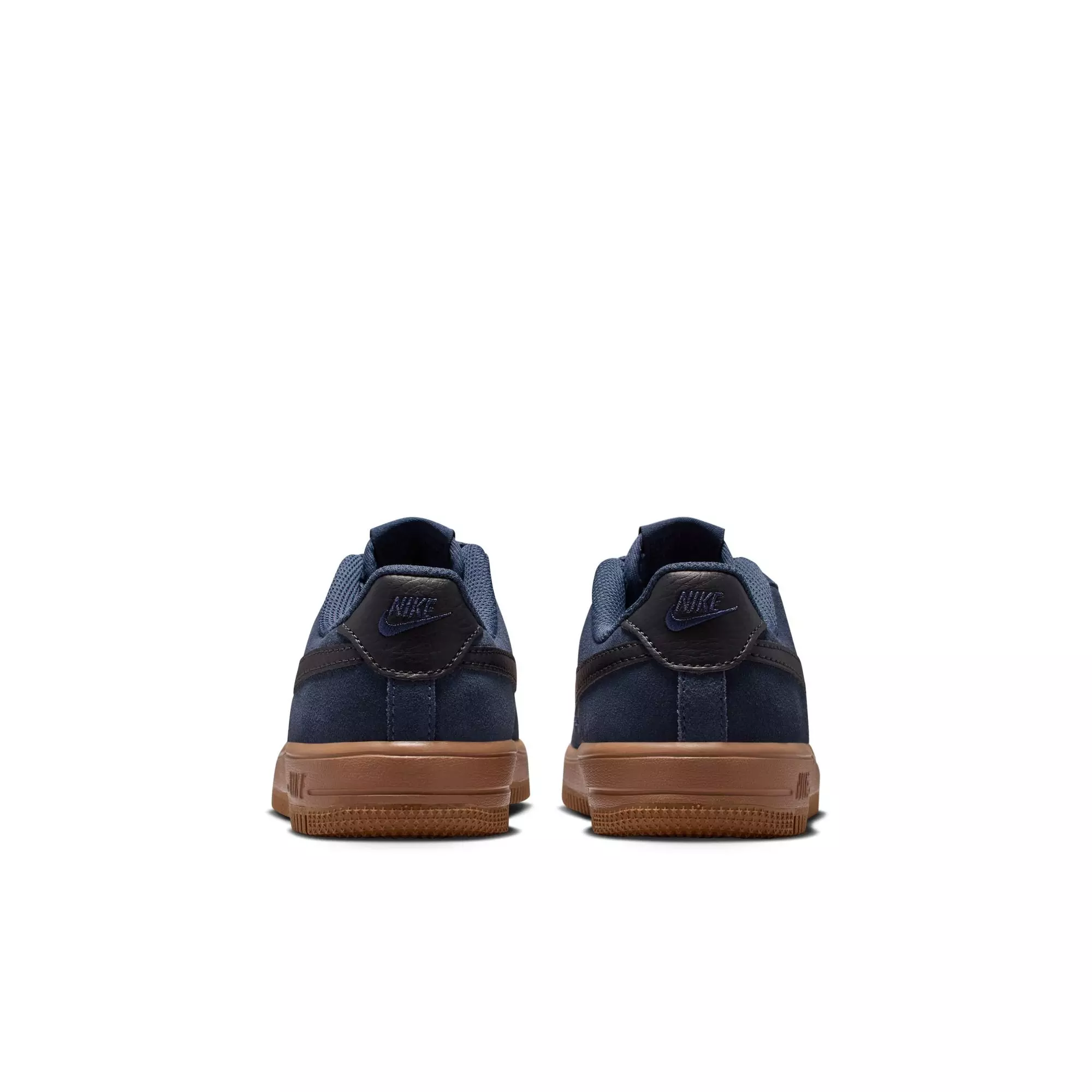 Nike Air Force 1 Low LV8 2 "Thunder Blue/Off Noir/Gum Med Brown" Preschool Boys' Shoe - BLUE JEAN