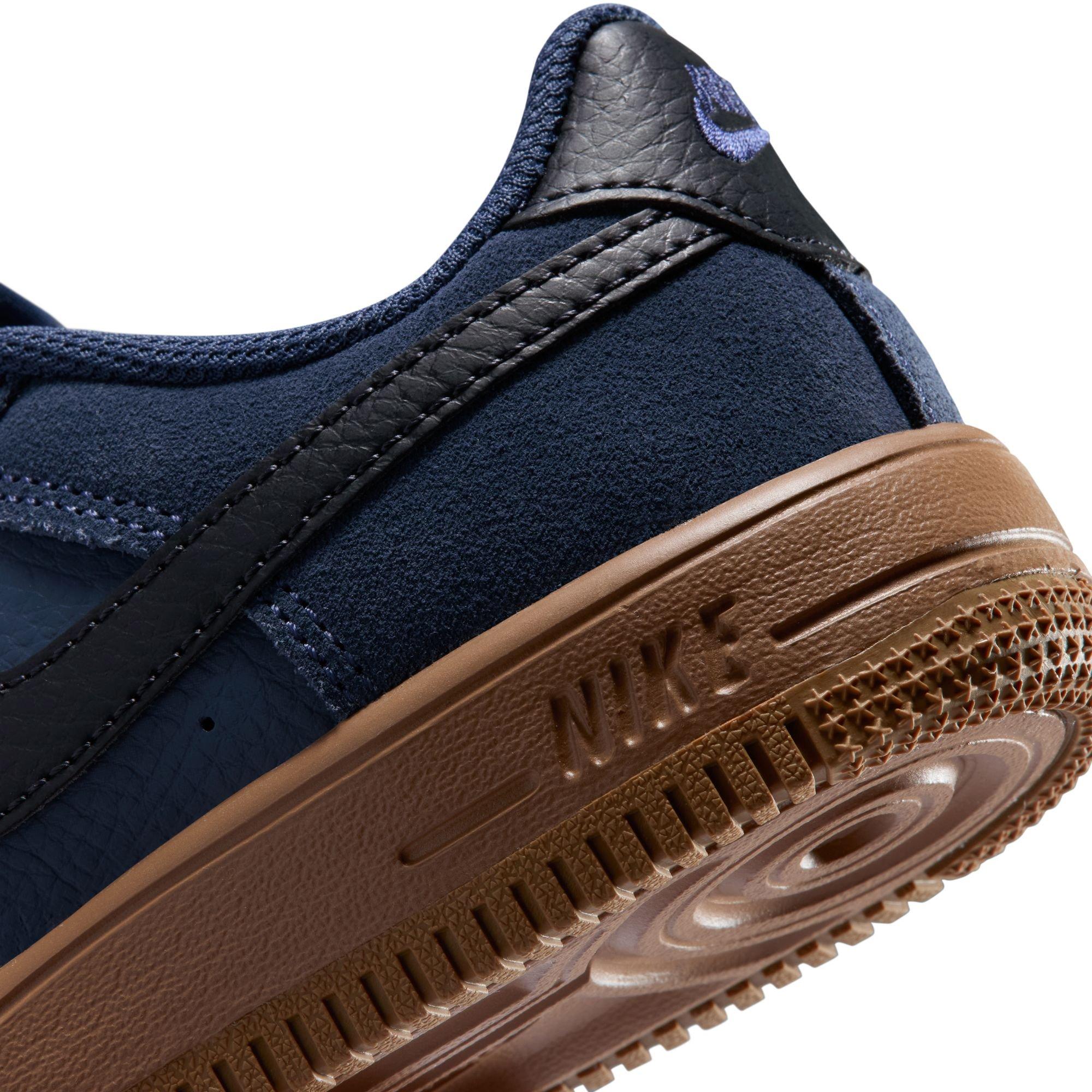 Nike Air Force 1 Low LV8 2 Preschool Boys' "Thunder Blue/Off Noir/Gum Med Brown" Shoe