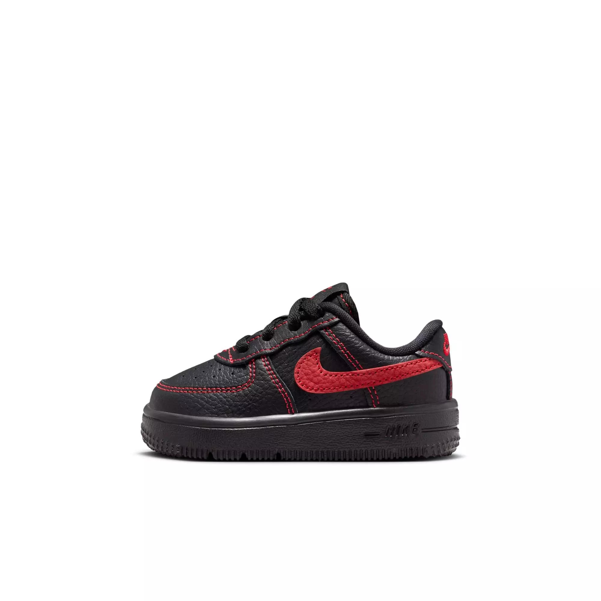 Nike Air Force 1 Low LV8 3 "Black/University Red" Toddler Boys' Shoe - BLACK/RED