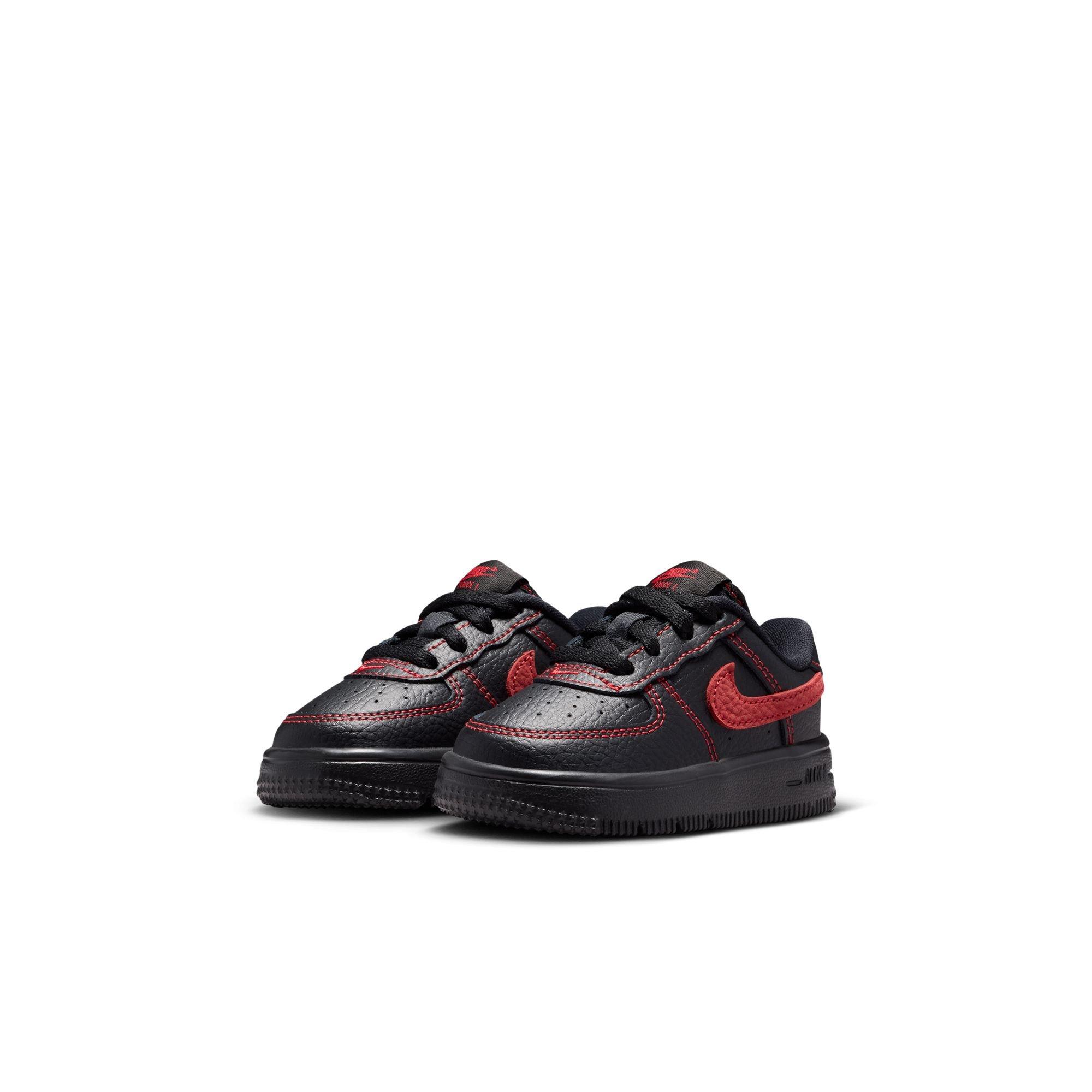 Nike Air Force 1 Low LV8 3 Toddler Boys' "Black/University Red" Shoe