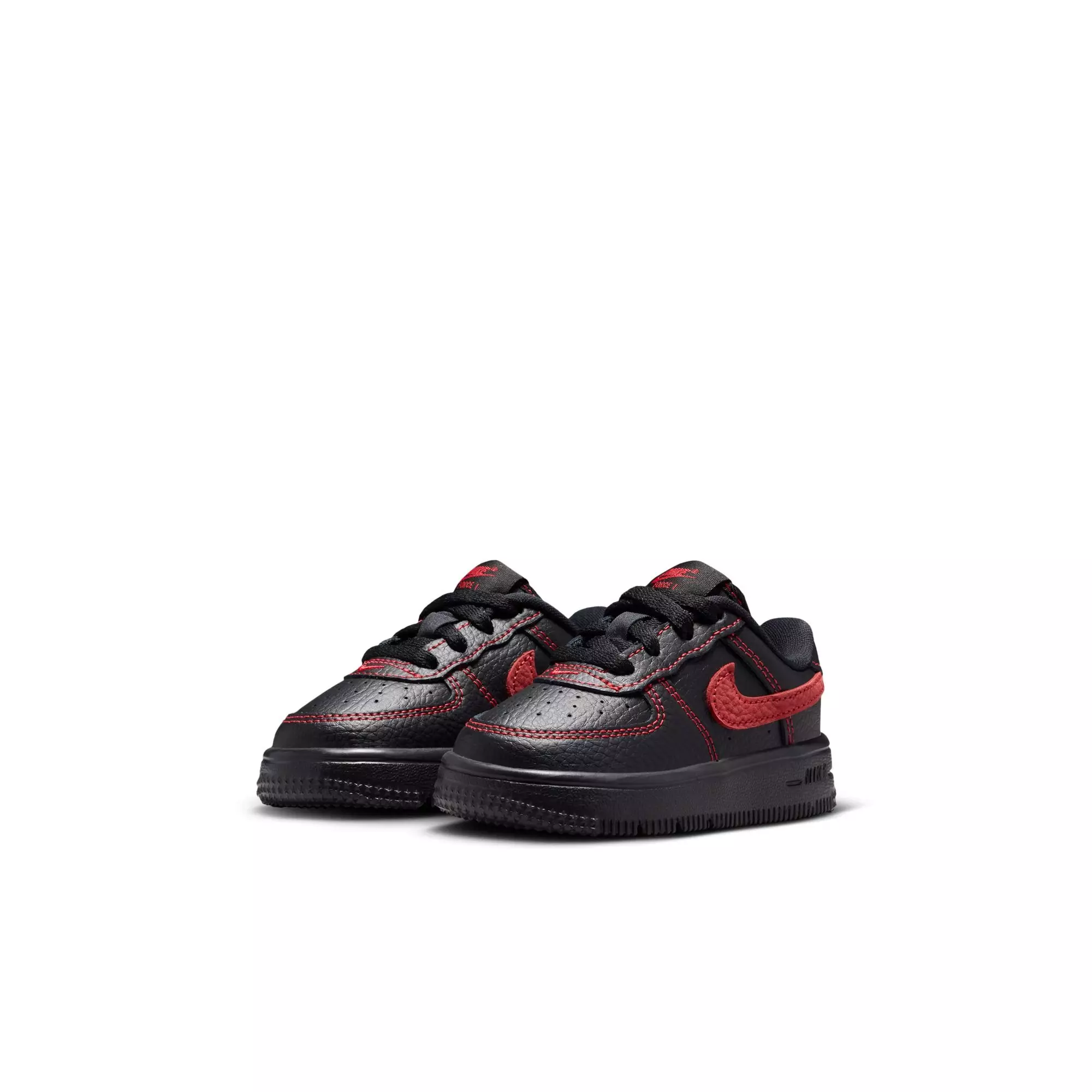 Nike Air Force 1 Low LV8 3 "Black/University Red" Toddler Boys' Shoe - BLACK/RED