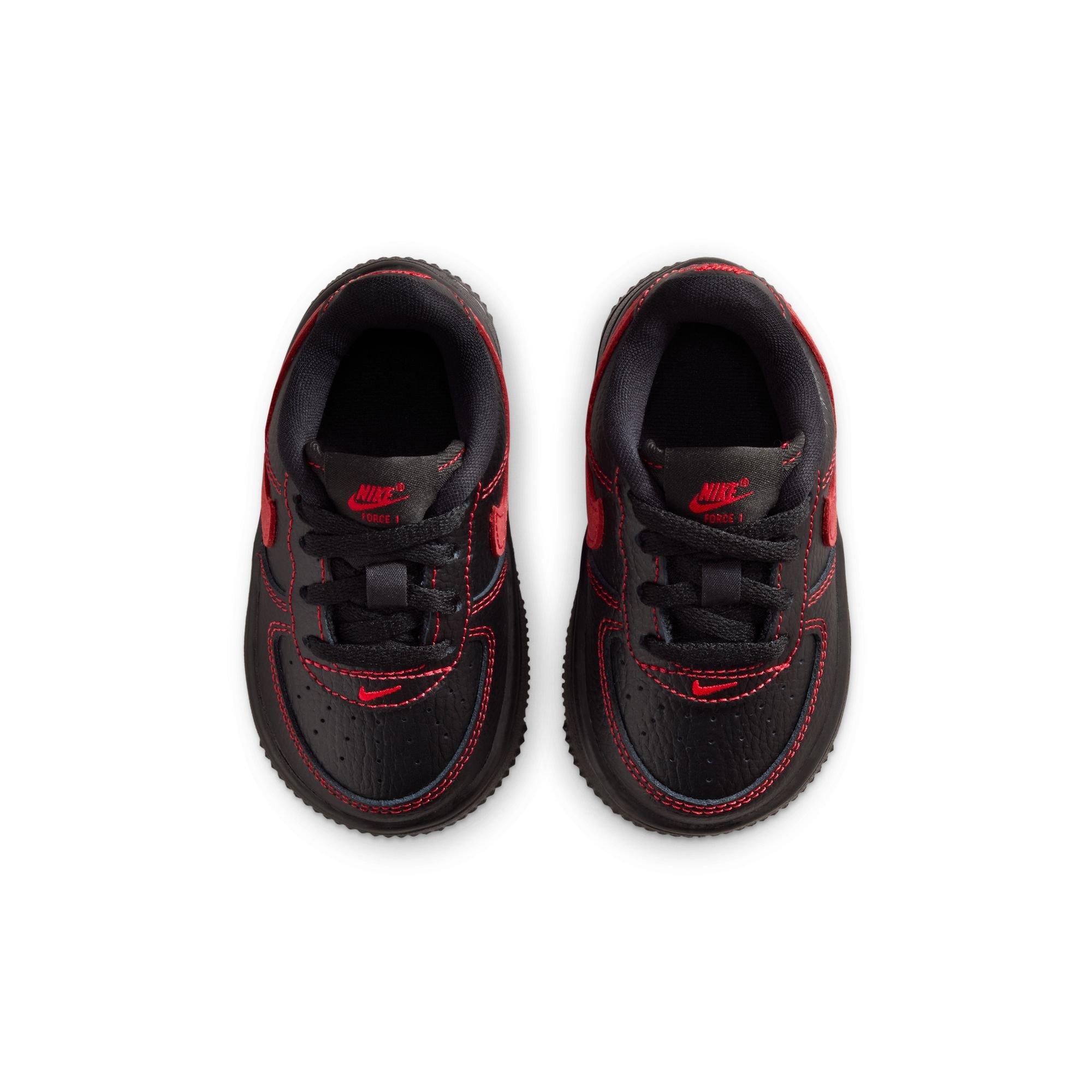 Nike Air Force 1 Low LV8 3 Toddler Boys' "Black/University Red" Shoe