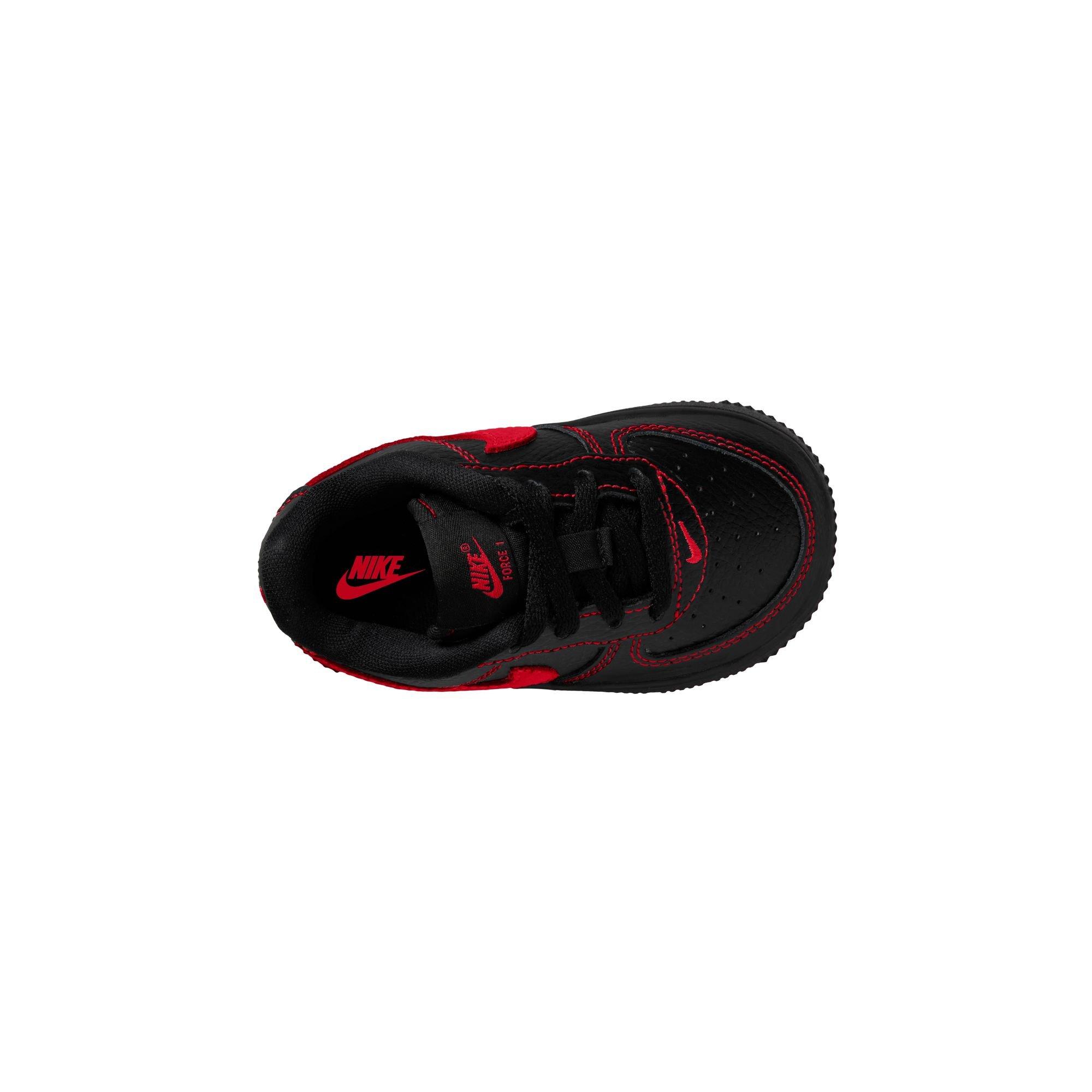 Nike Air Force 1 Low LV8 3 Toddler Boys' "Black/University Red" Shoe