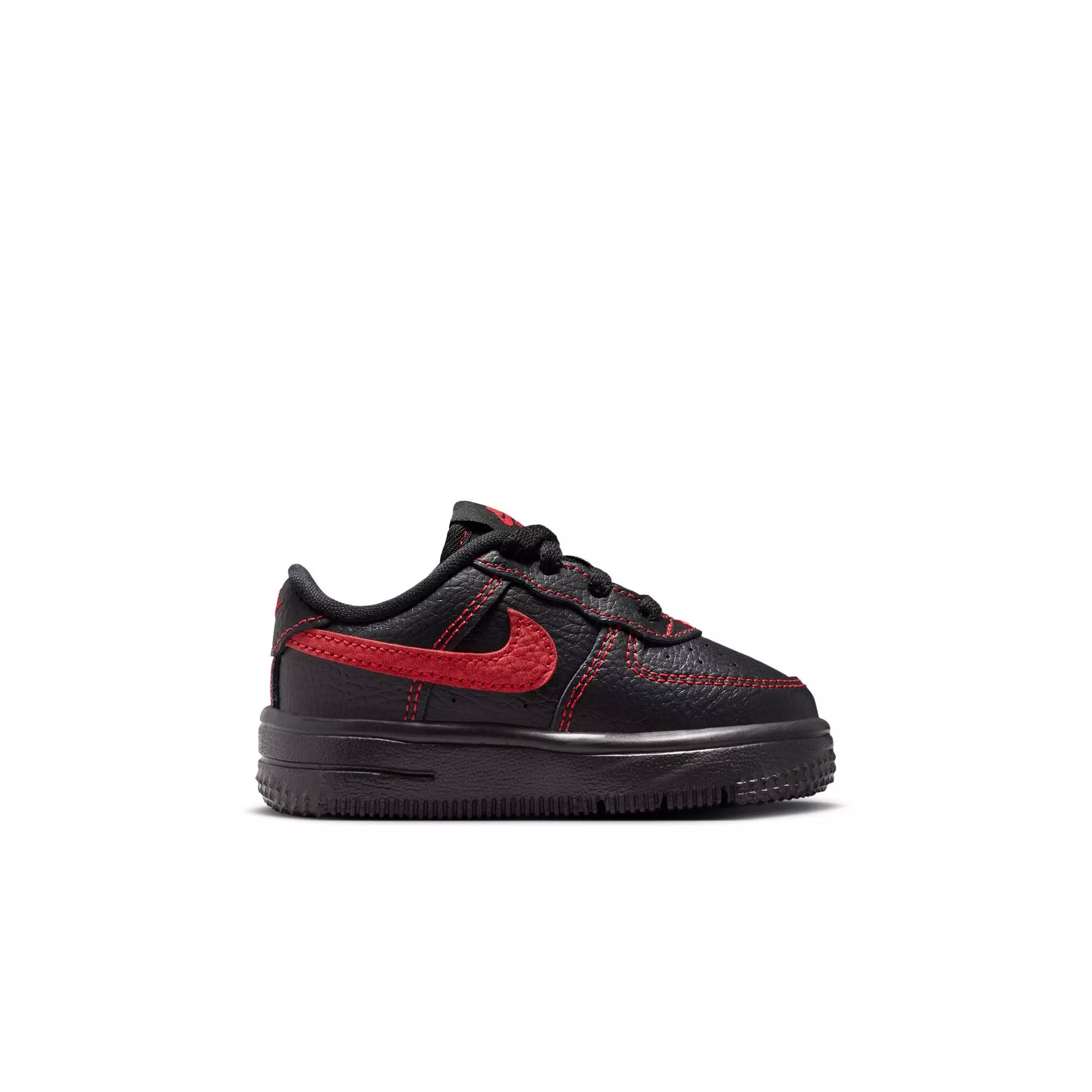 Nike Air Force 1 Low LV8 3 "Black/University Red" Toddler Boys' Shoe - BLACK/RED