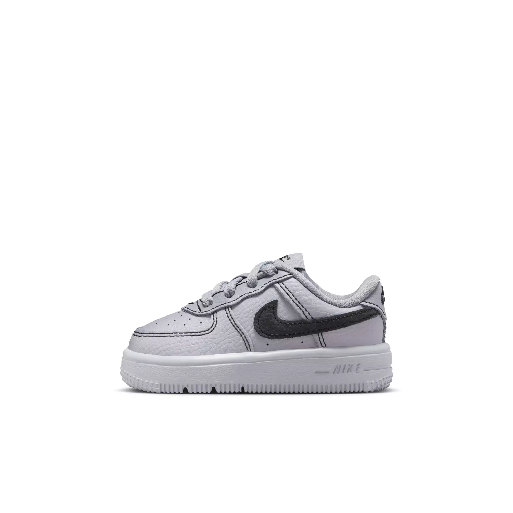 Nike Air Force 1 Low LV8 3 "Wolf Grey/Black" Toddler Boys' Shoe - GREY/BLACK