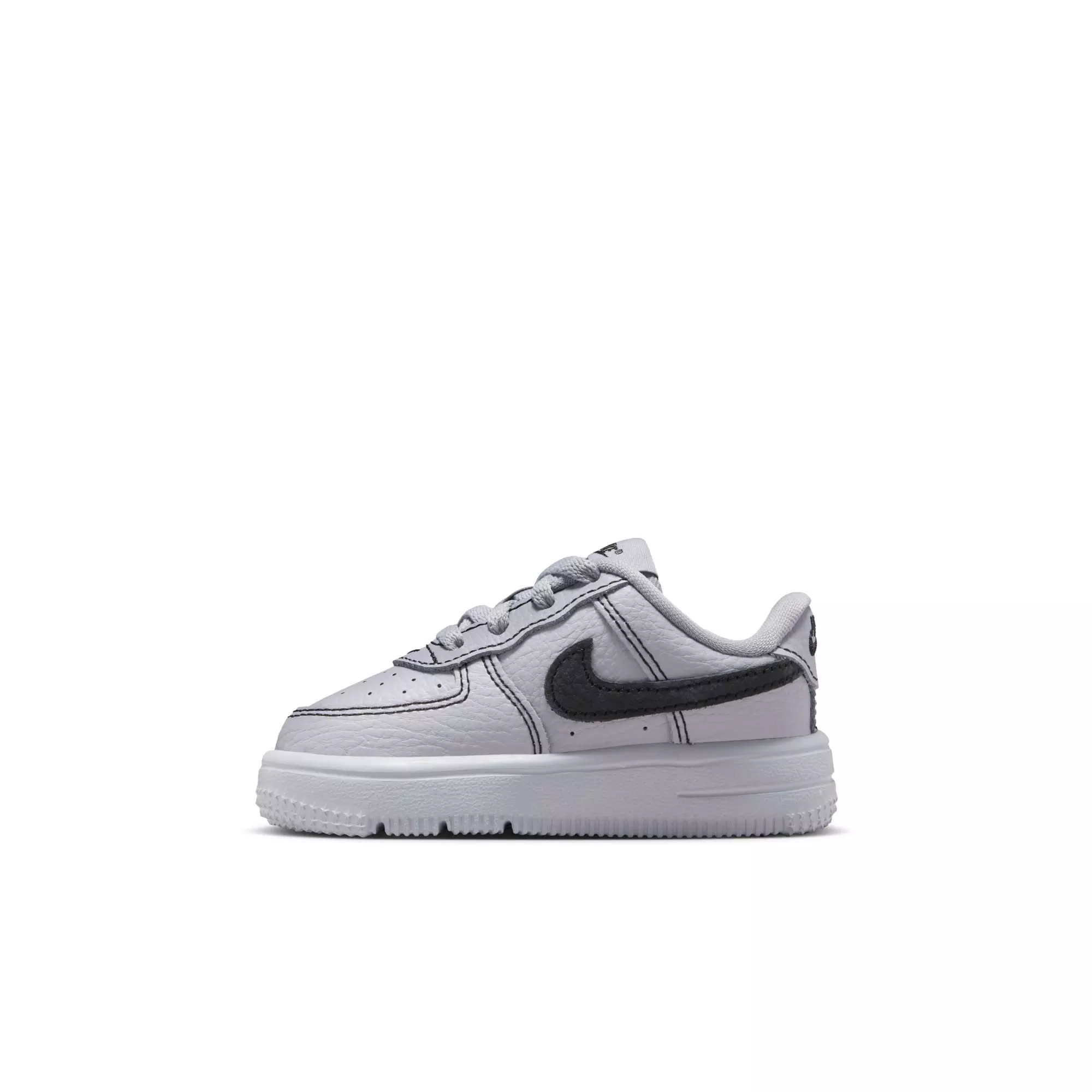 Nike Air Force 1 Low LV8 3 "Wolf Grey/Black" Toddler Boys' Shoe - GREY/BLACK