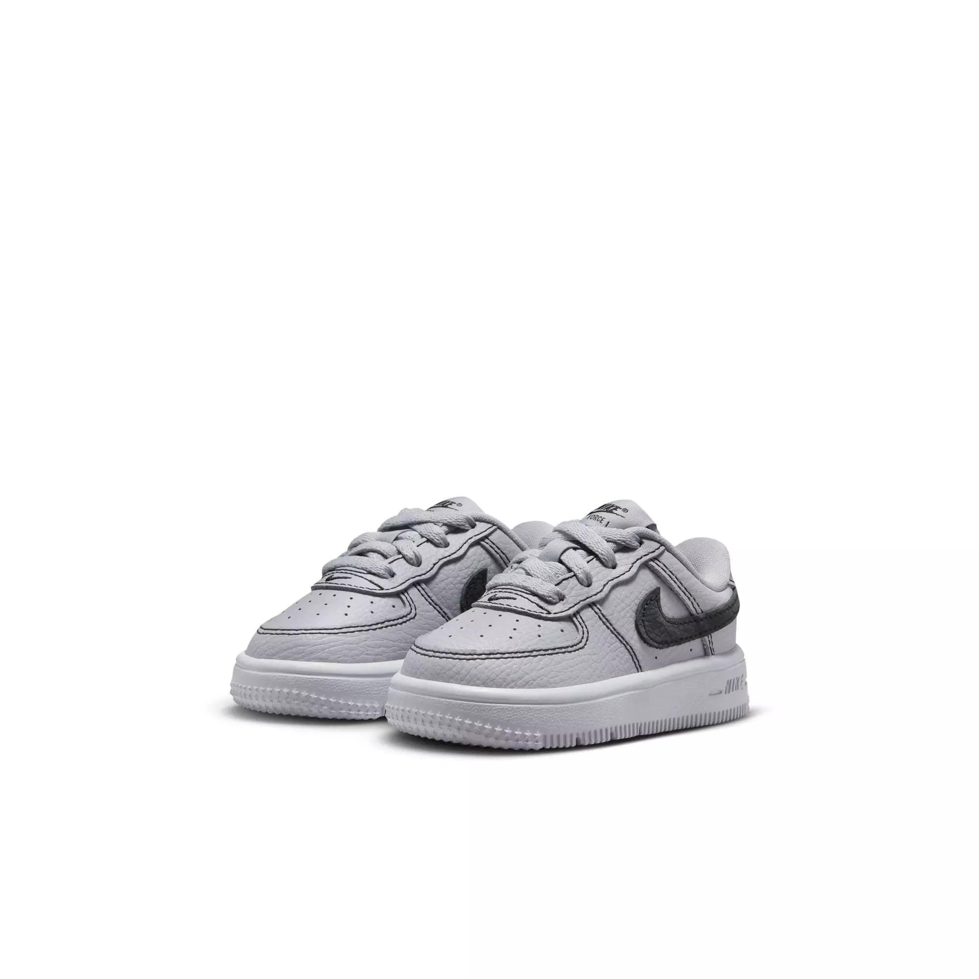 Nike Air Force 1 Low LV8 3 "Wolf Grey/Black" Toddler Boys' Shoe - GREY/BLACK