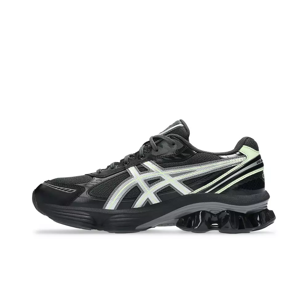 ASICS GEL-KINETIC FLUENT "Black/Yellow" Unisex Shoe - GREY/YELLOW