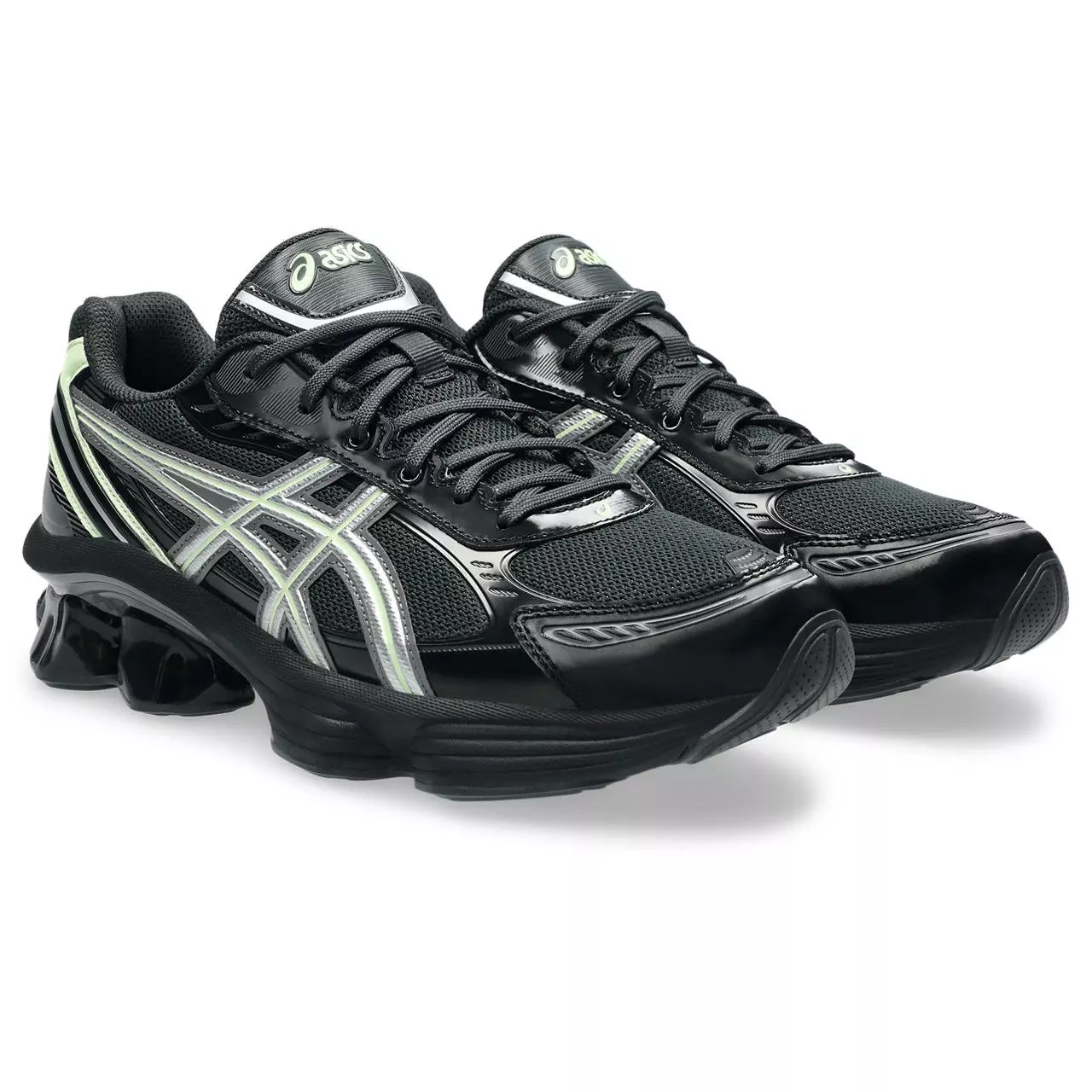 ASICS GEL-KINETIC FLUENT "Black/Yellow" Unisex Shoe - GREY/YELLOW