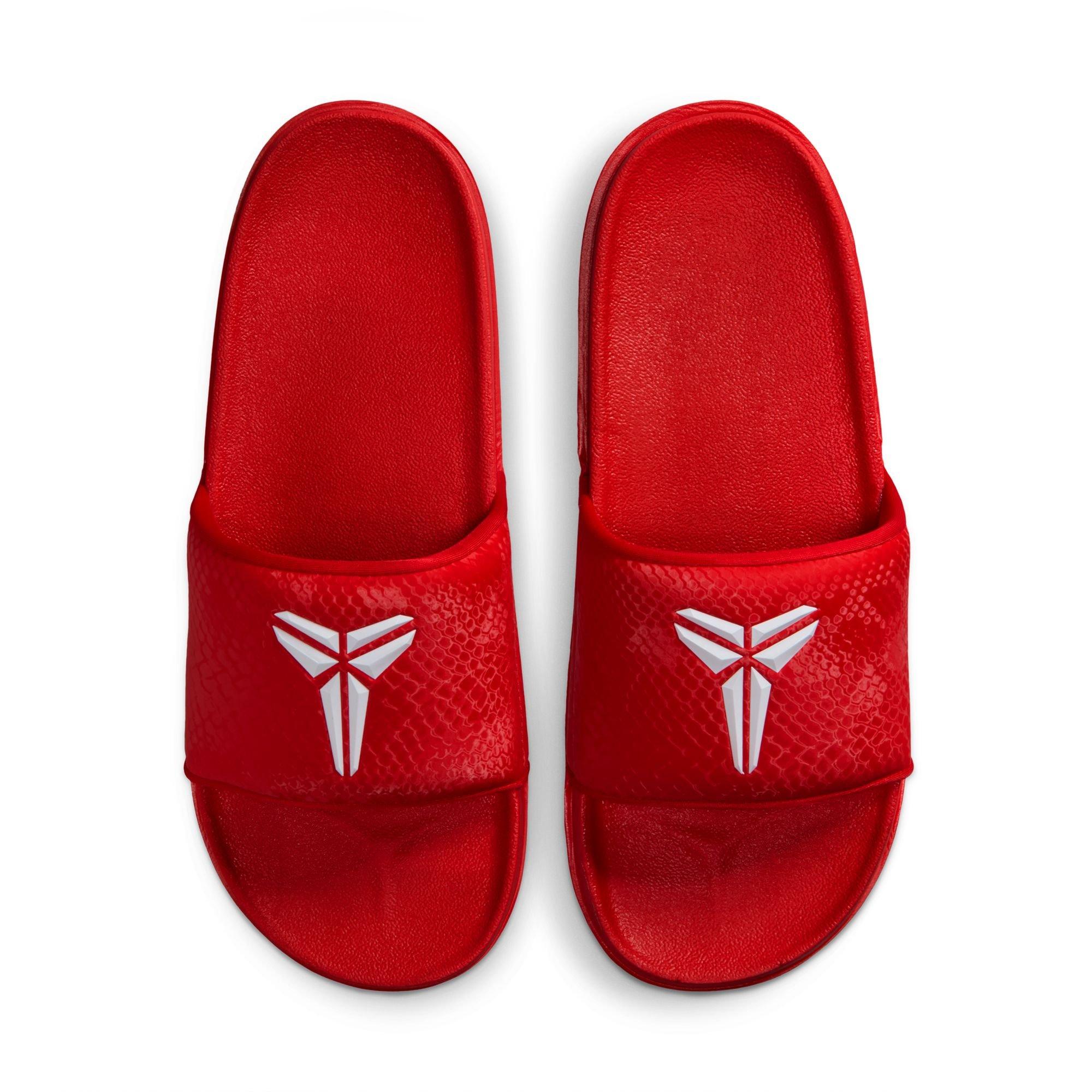 Nike Kobe Offcourt "University Red/White" Unisex Slide - RED/WHITE Thumbnail View 6
