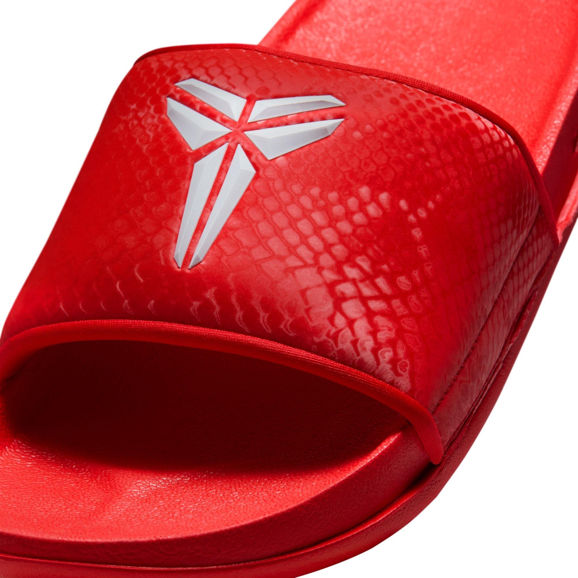 Nike Kobe Offcourt "University Red/White" Unisex Slide - RED/WHITE Thumbnail View 8