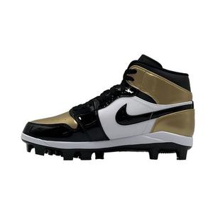 Jordan 1 Retro MCS "Metallic Gold/Black/White" Men's Baseball Cleat