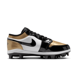 Jordan 1 Retro MCS Low "Metallic Gold/Black/White" Men's Baseball Cleat