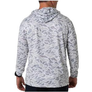 Burlebo Men's Performance Hoodie - White Camo