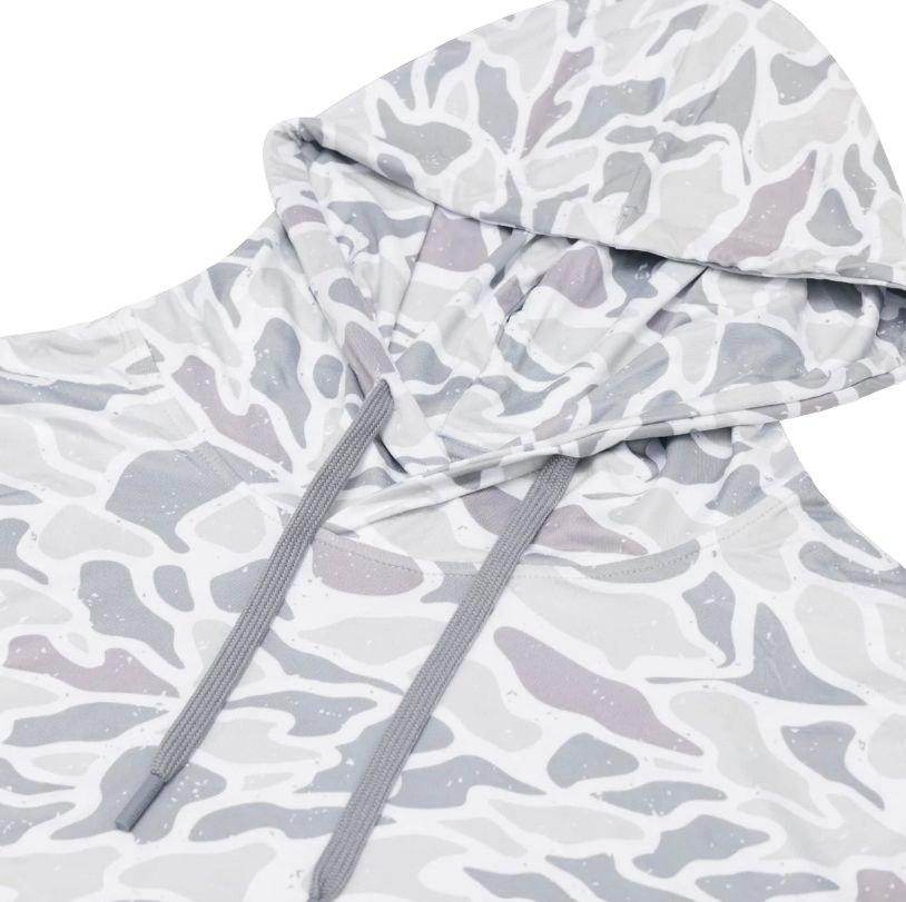 Burlebo Men's Performance Hoodie - White&nbsp;Camo - WHITE Thumbnail View 5