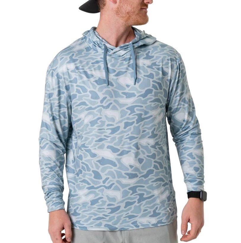 Burlebo Men's Performance Hoodie - Seaside&nbsp;Camo - CAMOUFLAGE Thumbnail View 1