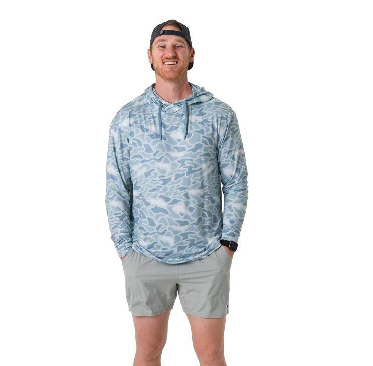 Burlebo Men's Performance Hoodie - Seaside&nbsp;Camo - CAMOUFLAGE Thumbnail View 3