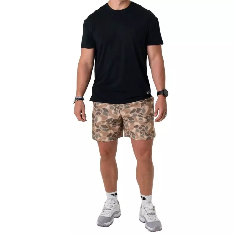 Burlebo Men's Everyday Shorts - Pintail Camo - BROWN
