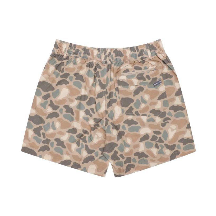 Burlebo Men's Everyday Shorts - Pintail Camo - BROWN Thumbnail View 5