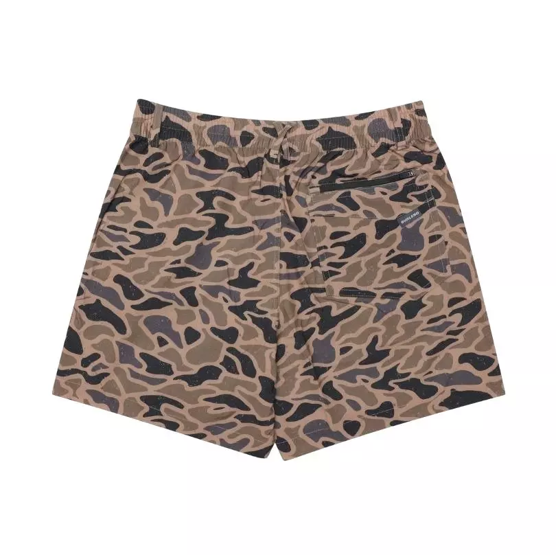 Burlebo Men's Everyday Shorts - Gauge Camo - BROWN/BLACK