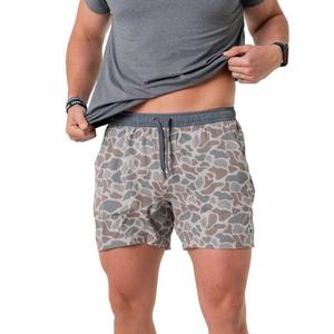 Burlebo Men's Athletic Shorts - Classic Deer Camo
