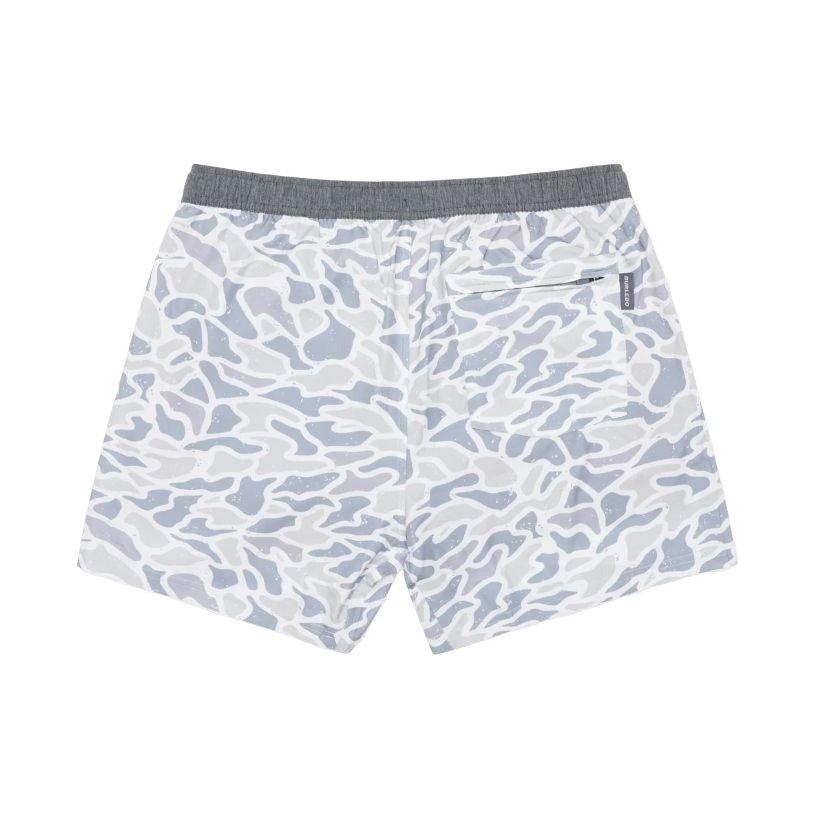 Burlebo Men's Athletic Shorts - White Camo - WHITE Thumbnail View 6