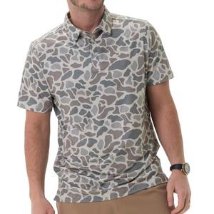 Burlebo Men's Performance Polo - Classic Deer Camo