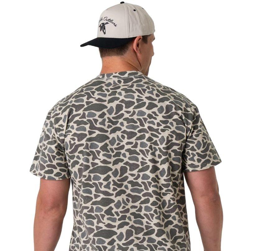 Burlebo Men's Pocket Tee - Classic Deer Camo - CAMOUFLAGE Thumbnail View 2