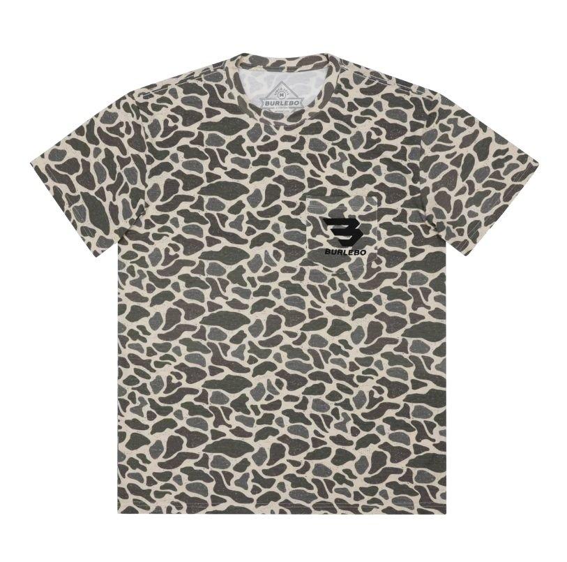 Burlebo Men's Pocket Tee - Classic Deer Camo - CAMOUFLAGE Thumbnail View 3